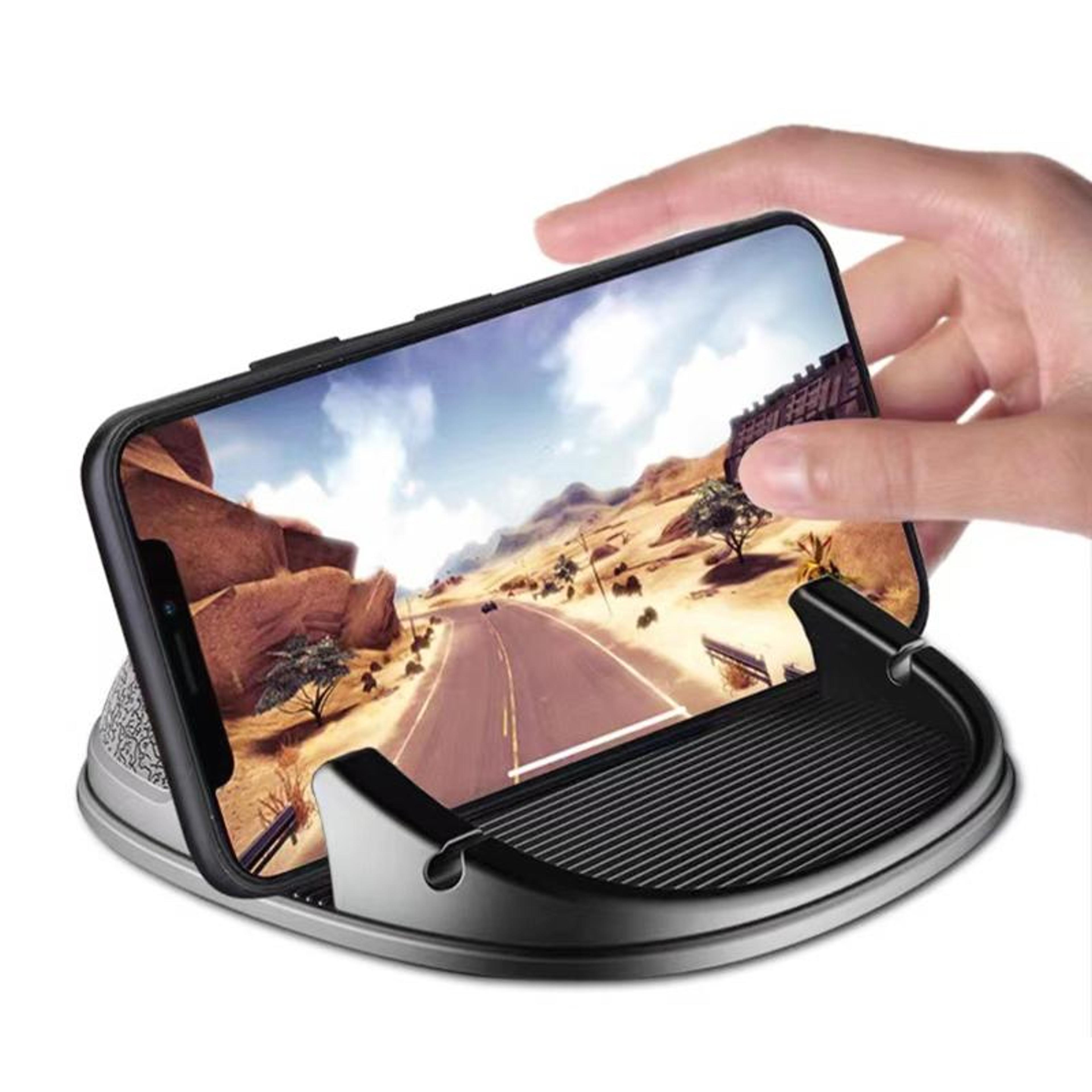 SafeView Car Phone Holder Center Console Navigation Phone Mount With Cable Organizer 0