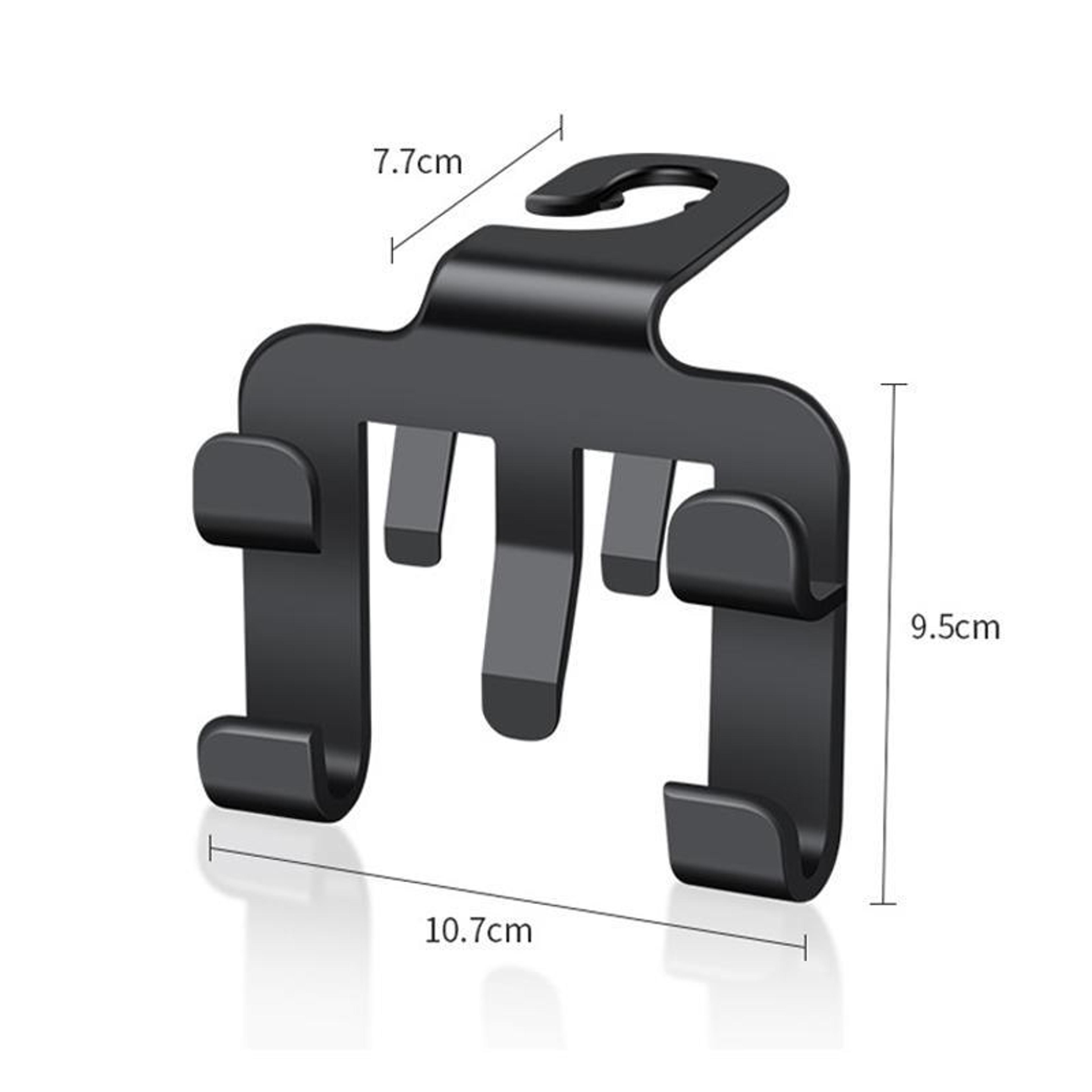 4 Pack Rotating Car Seat Headrest Hook And Phone Holder Organizer 3