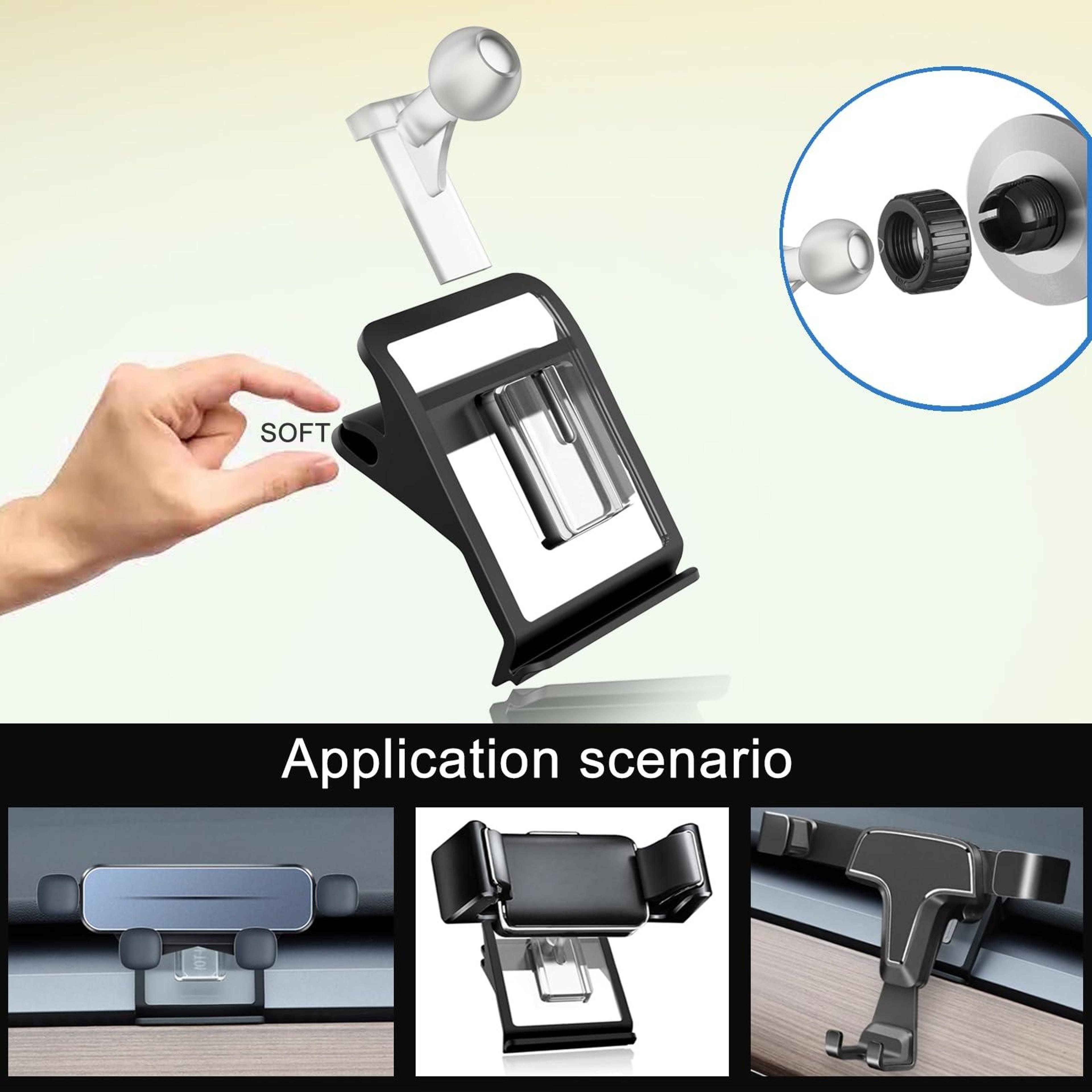 Dashboard Phone Holder Base Ball Mount Secure Car Phone Mount 2