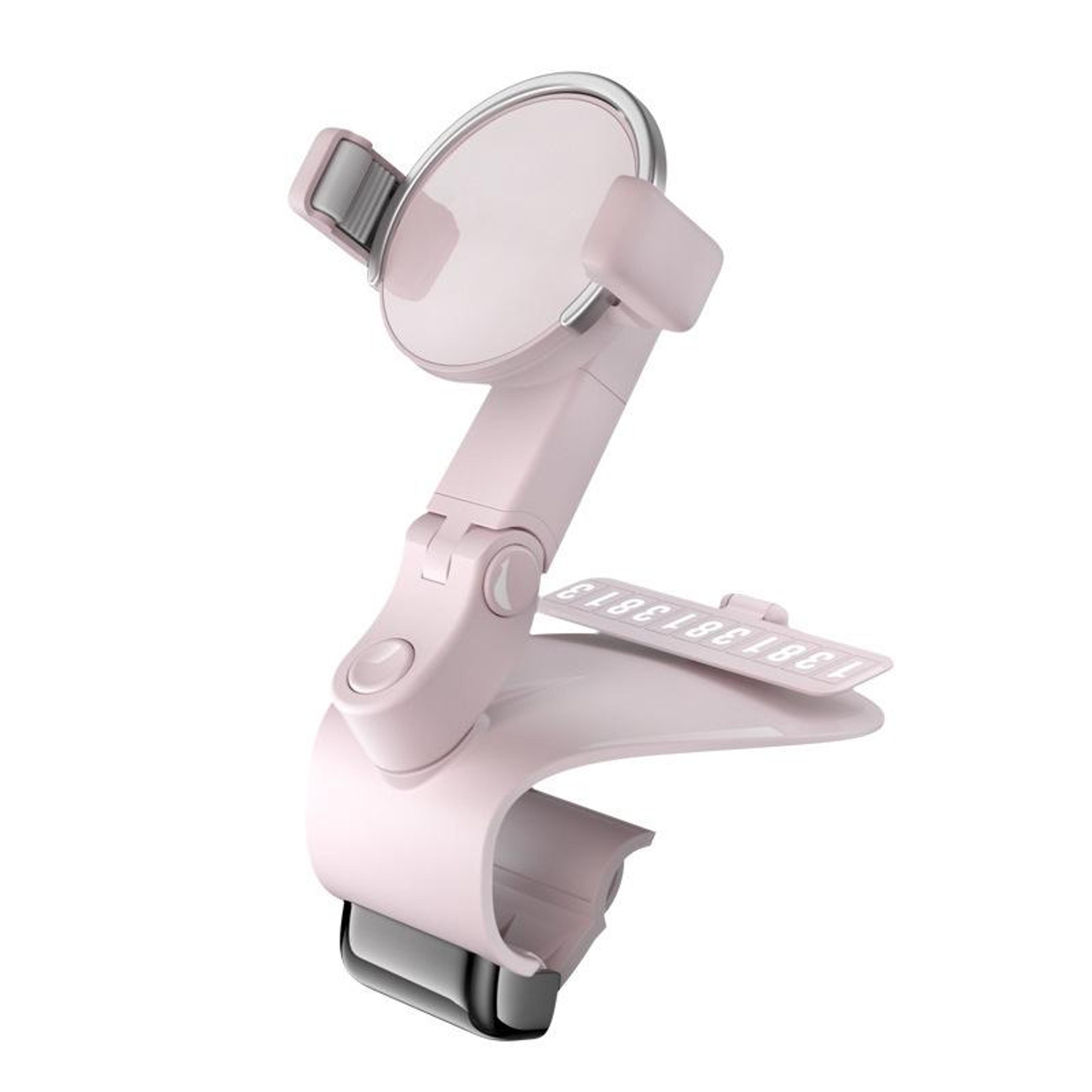 360 Rotating Car Phone Holder Dashboard Mount With Parking Number Plate For All Smartphones 0