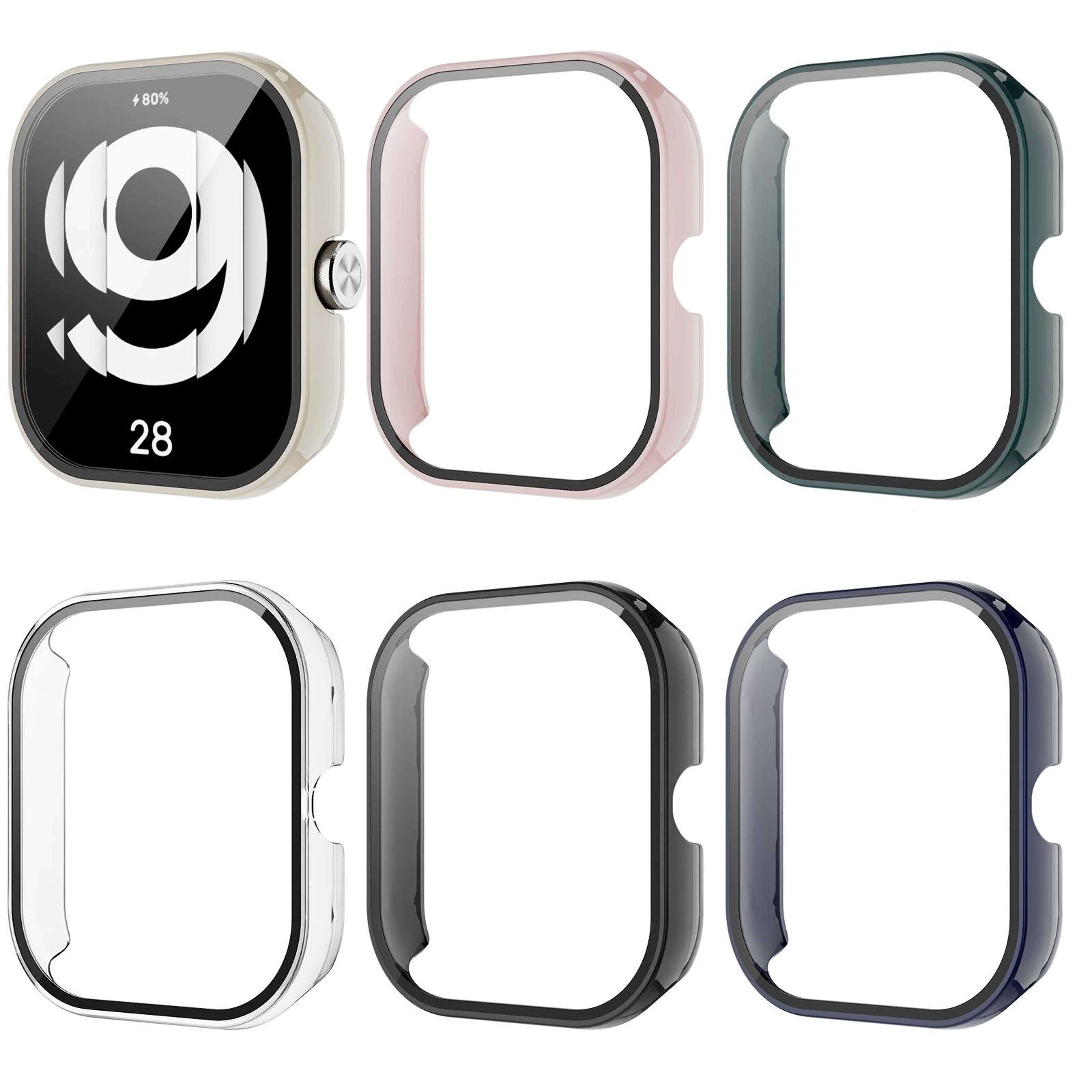 Redmi Watch 4 Protective Case With Tempered Glass Screen Protector Full Coverage PC Cover 4