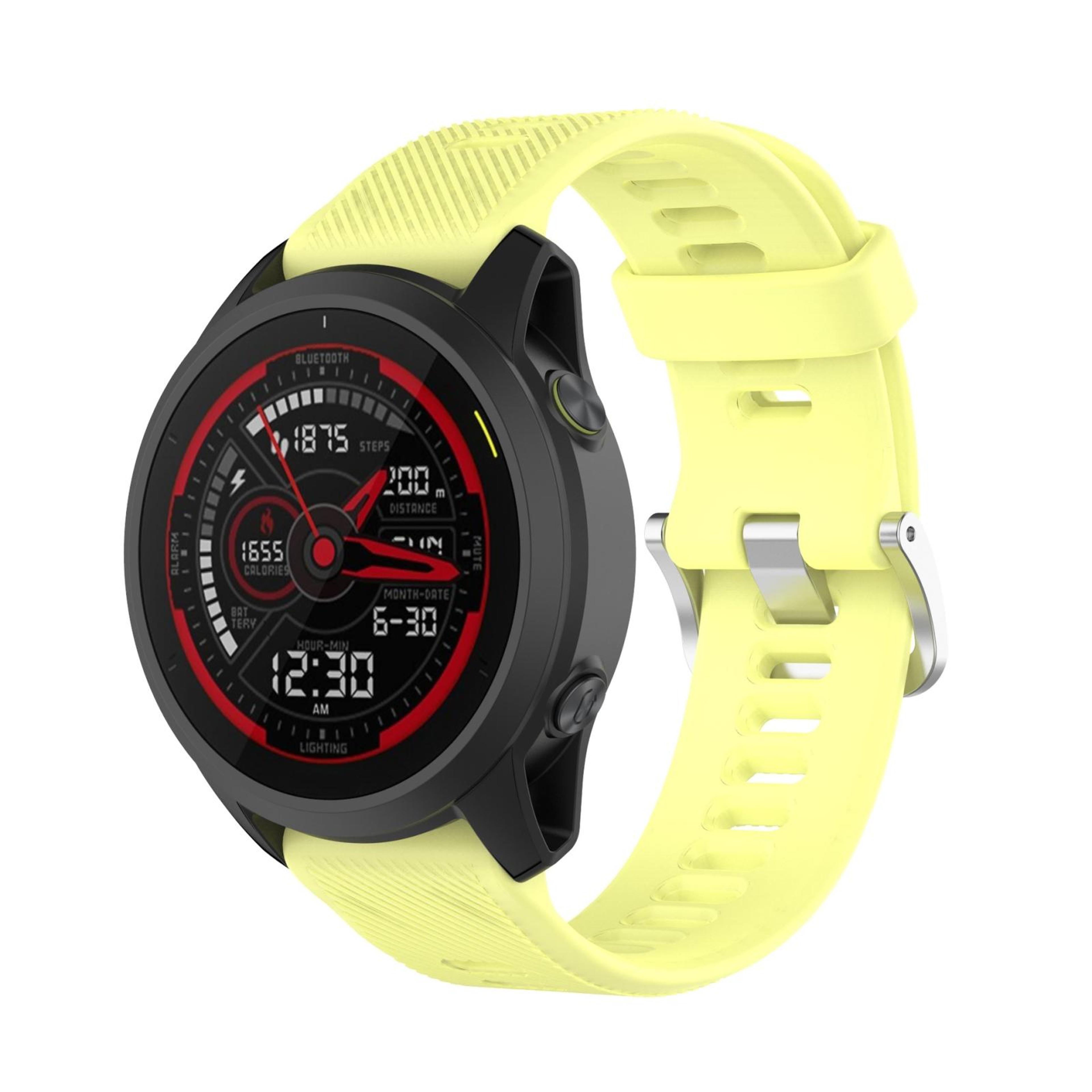 Garmin Forerunner 745 22mm Silicone Watch Band Quick Release Twill Replacement Sports Strap 14