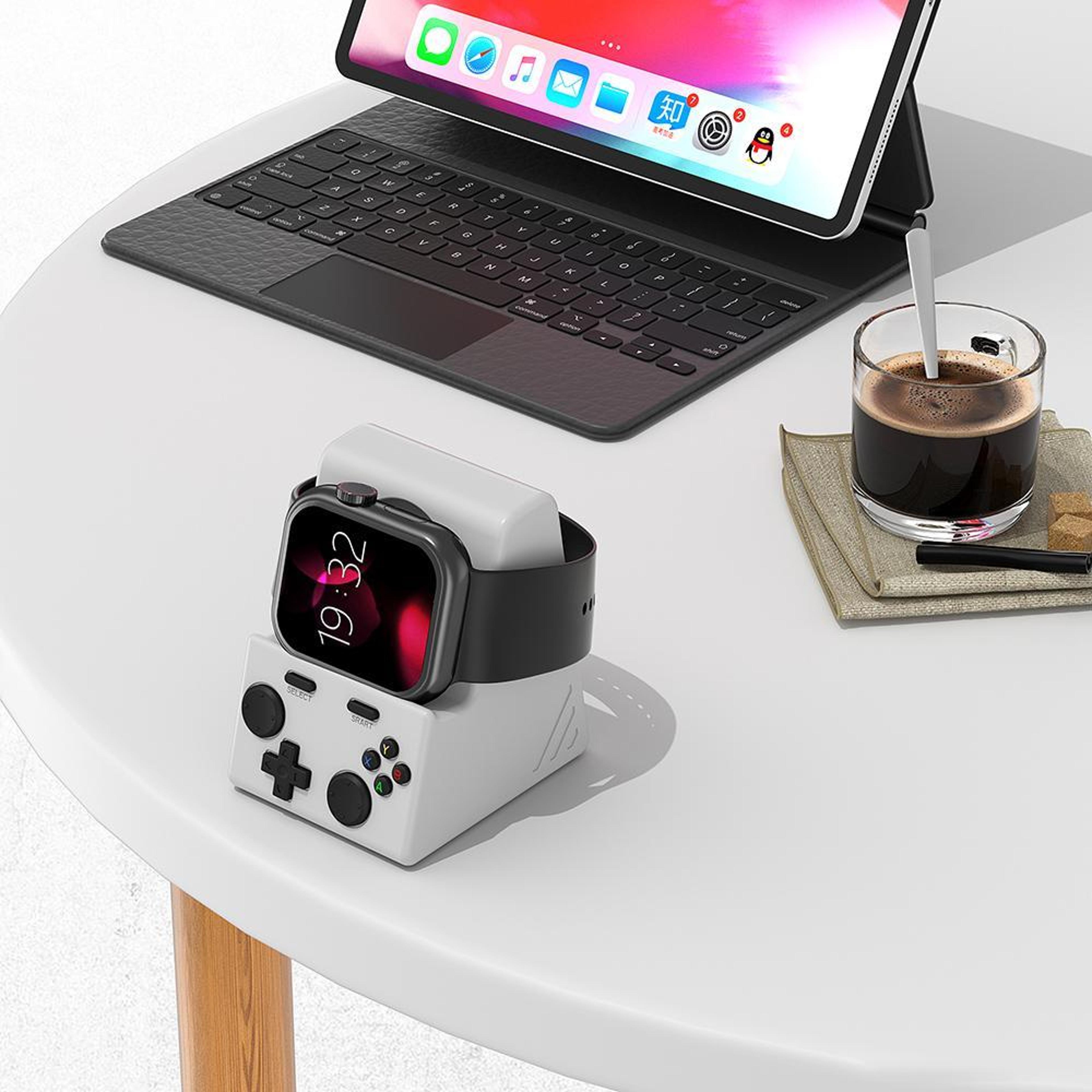 XDcase Apple Watch Charging Stand Retro Gaming Console Silicone Dock 7