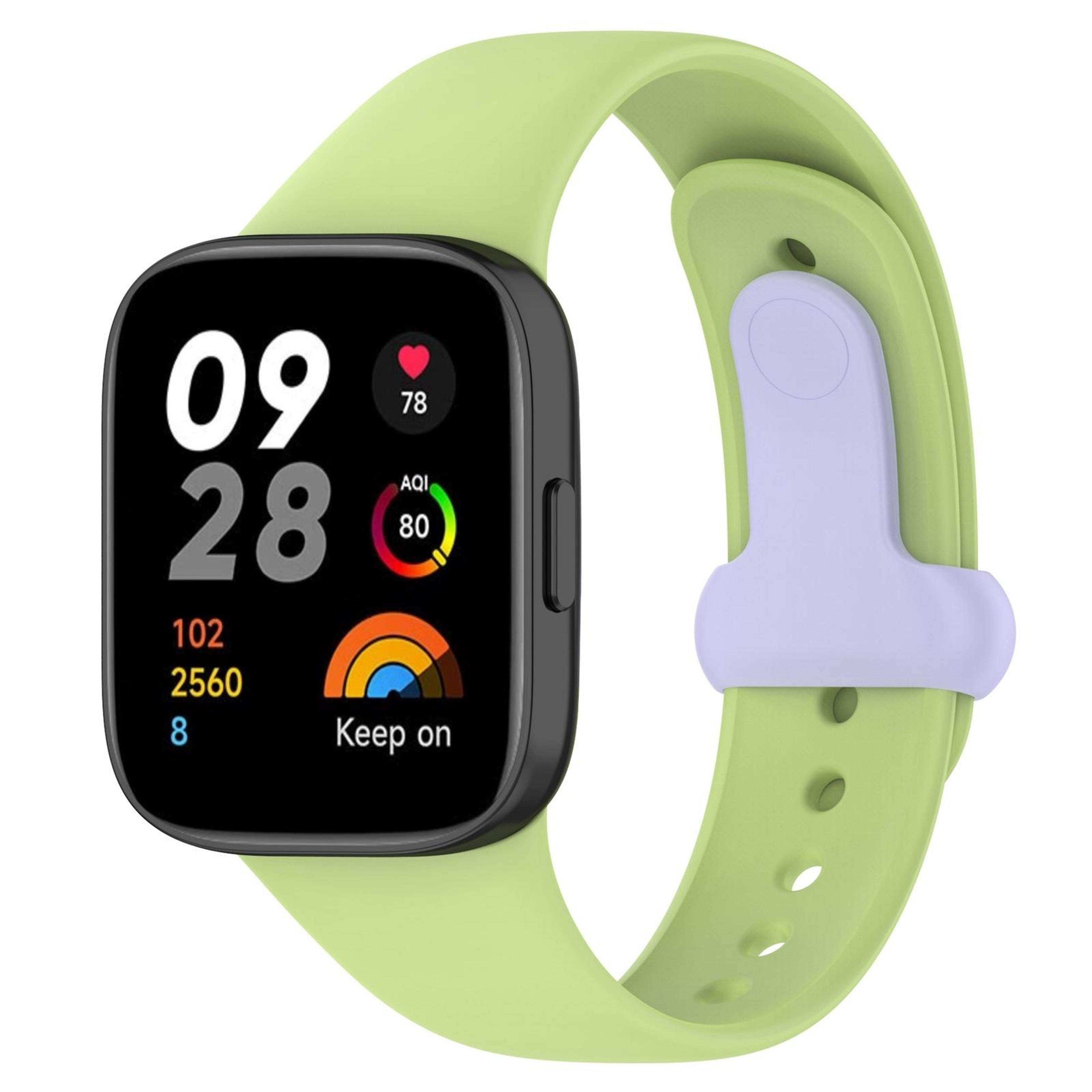 Redmi Watch 3 Silicone Watch Strap Soft Adjustable Replacement Watch Band 8