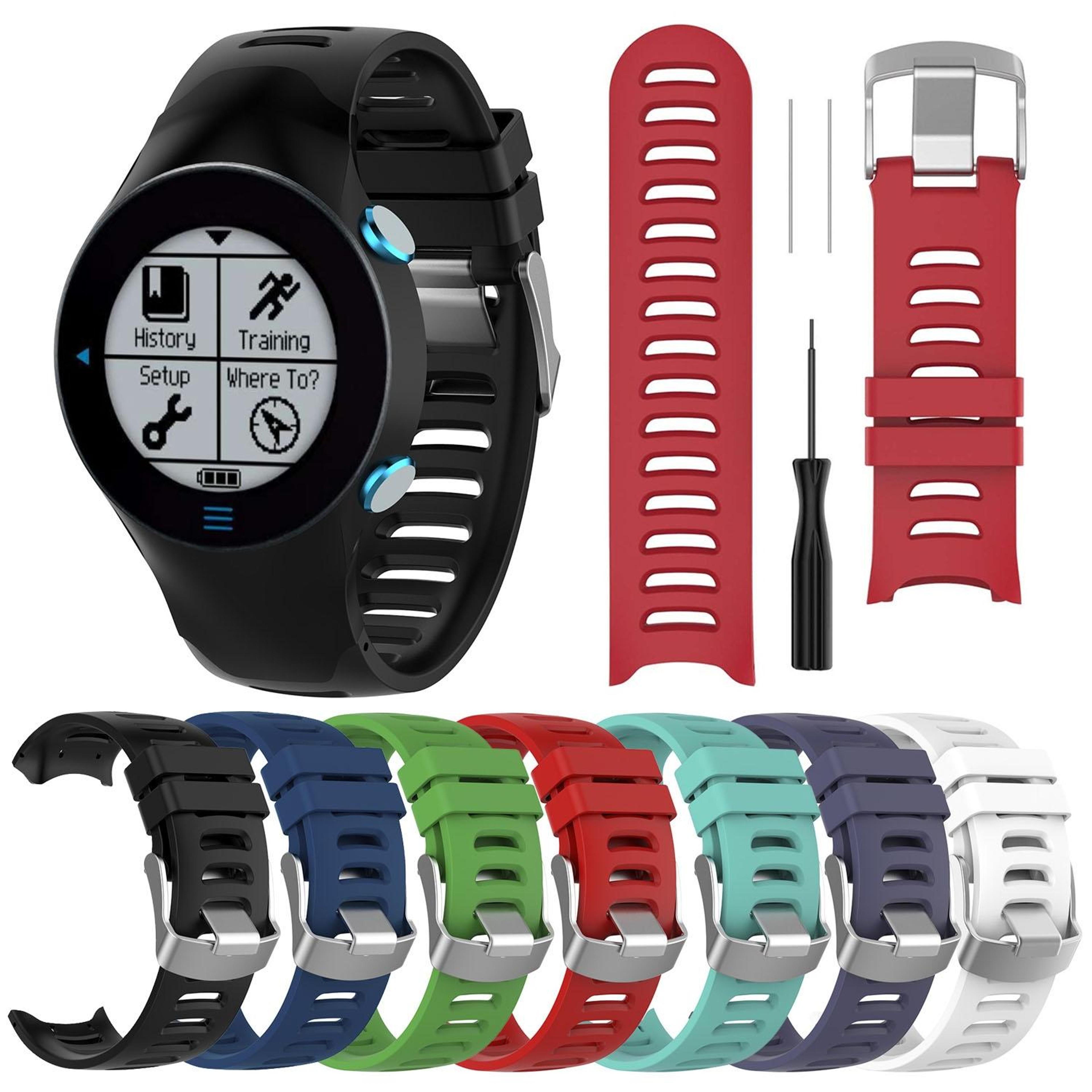 Silicone Replacement Watch Band For Garmin Forerunner 610 Soft Comfortable Fitness Strap 10