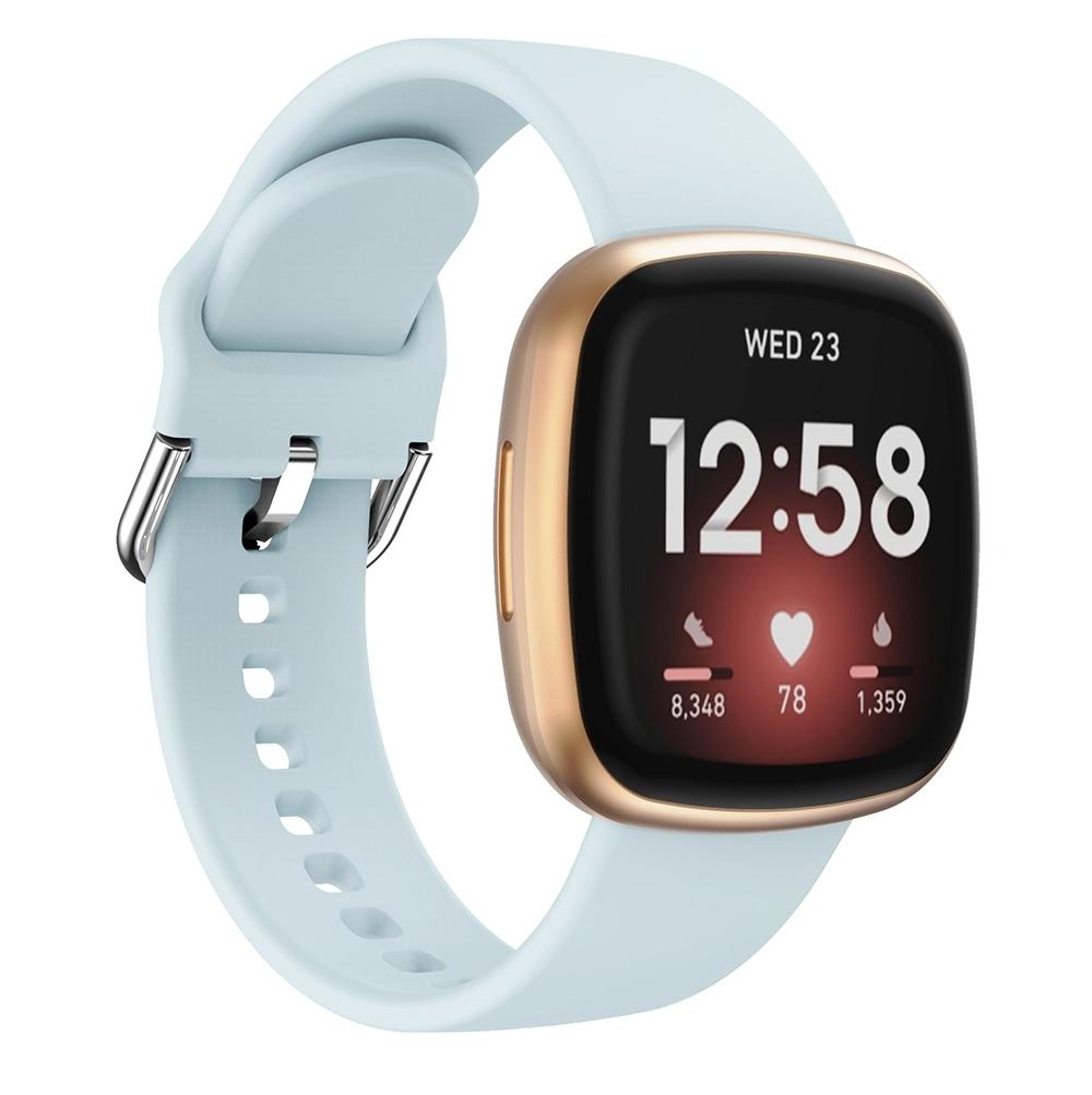 Fitbit Versa 3 Silicone Watch Band Soft Adjustable Replacement Sport Strap 12