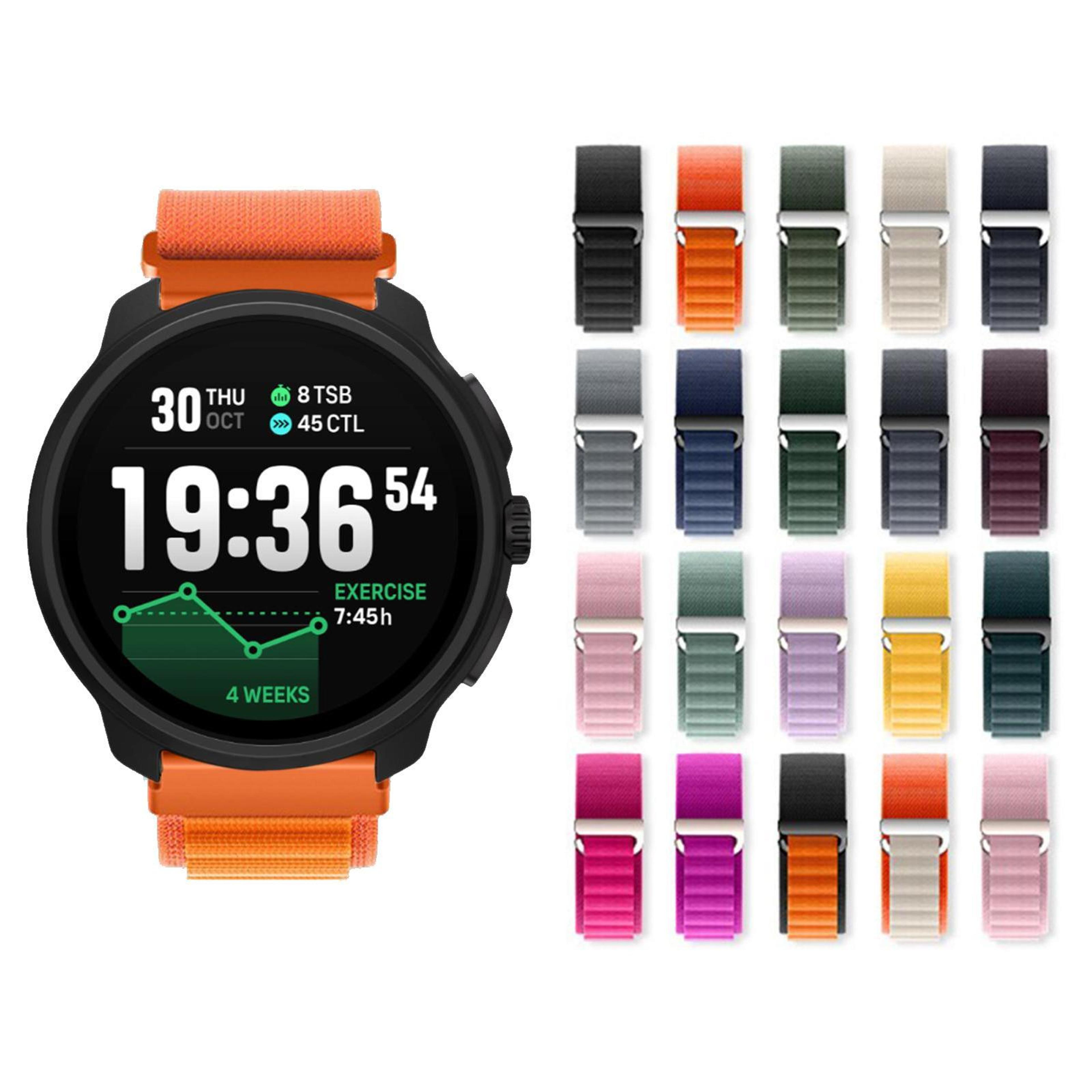 Suunto Race 2 Nylon Watch Strap Alpine Loop Replacement Watch Band Adjustable Wristband 1