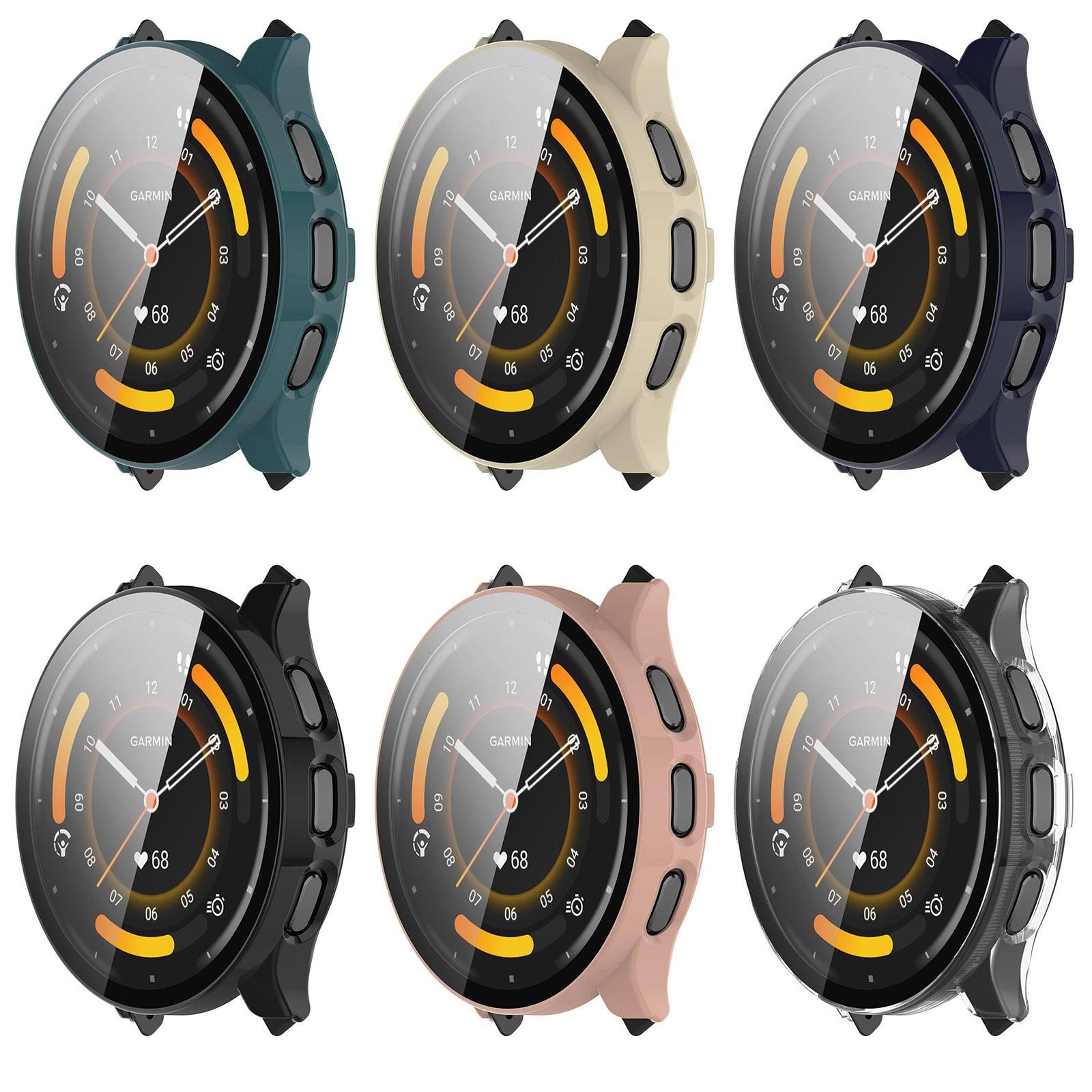 Garmin Venu 3 Case With Tempered Glass Screen Protector Full Coverage Protective Cover 5