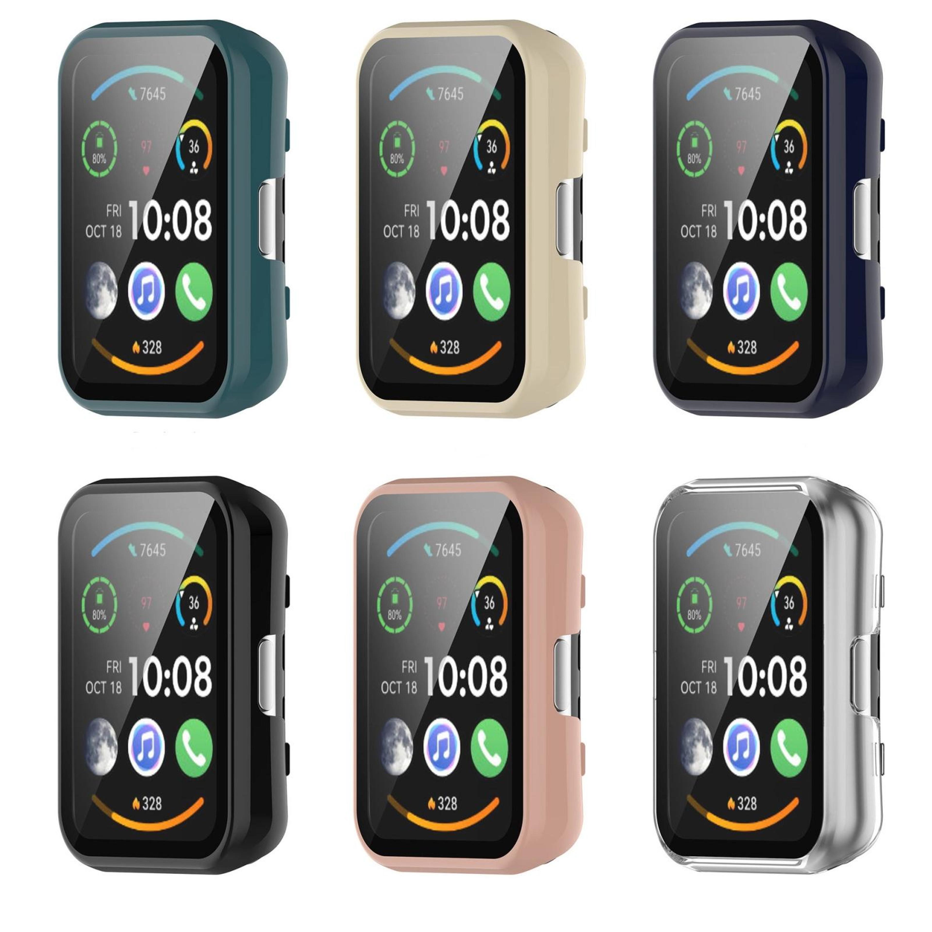 OPPO Watch Free Case With Tempered Glass Screen Protector Full Coverage PC Watch Protective Cover 7