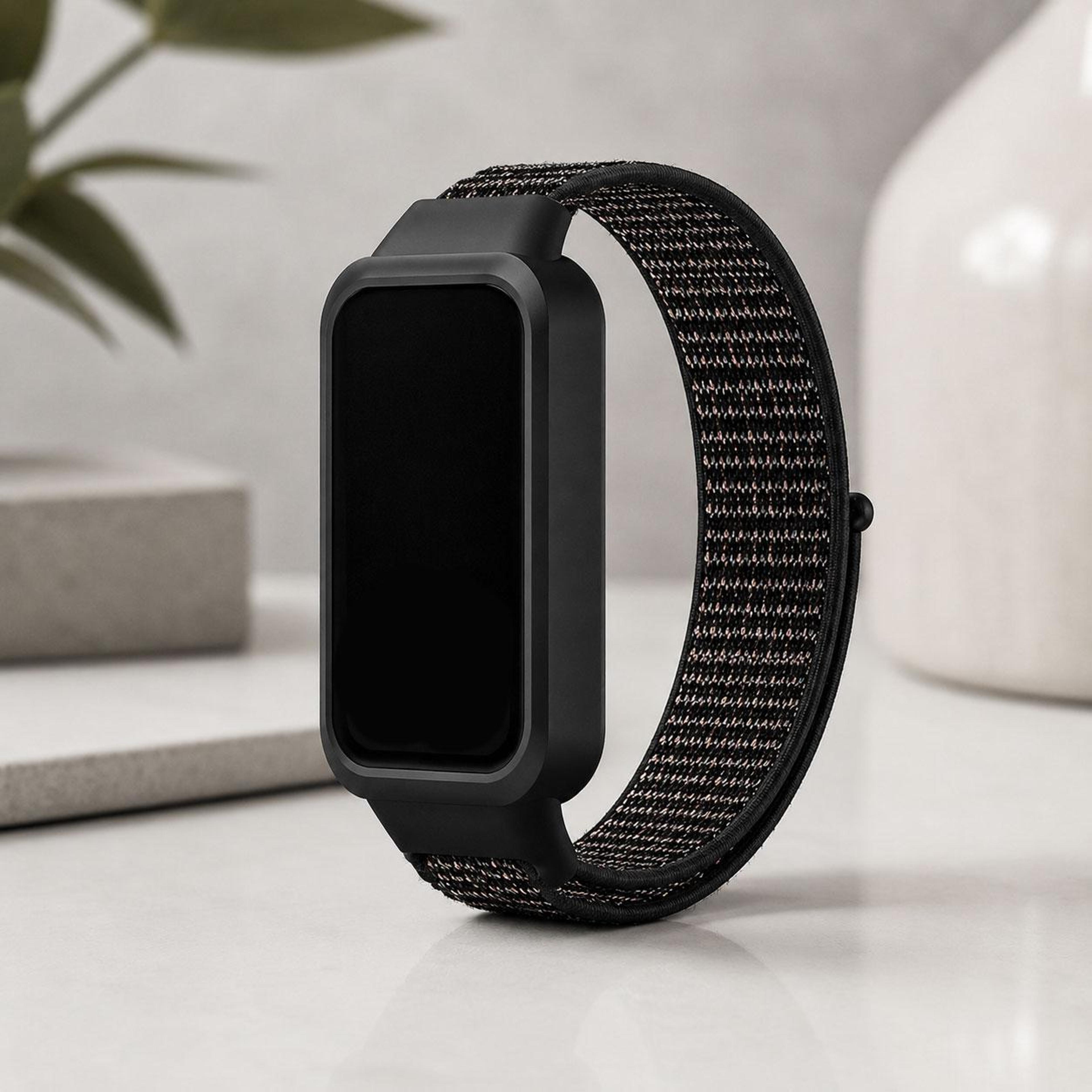 XDfind Xiaomi Smart Band 9 Active Band Nylon Watch Band With Protective Cover For Redmi Band 3 9