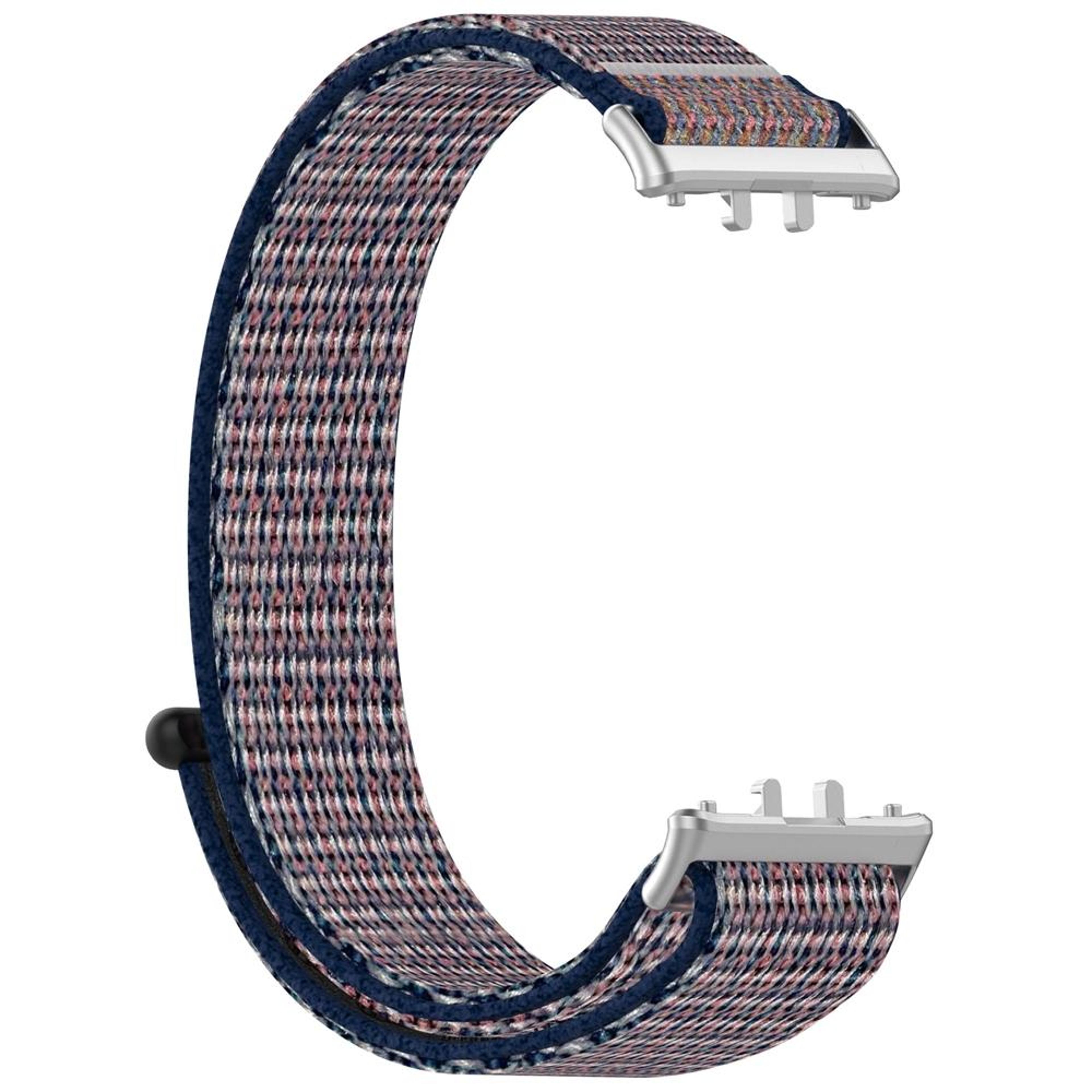 Samsung Galaxy Fit 3 Nylon Watch Band Adjustable Hook And Loop Replacement Strap 4