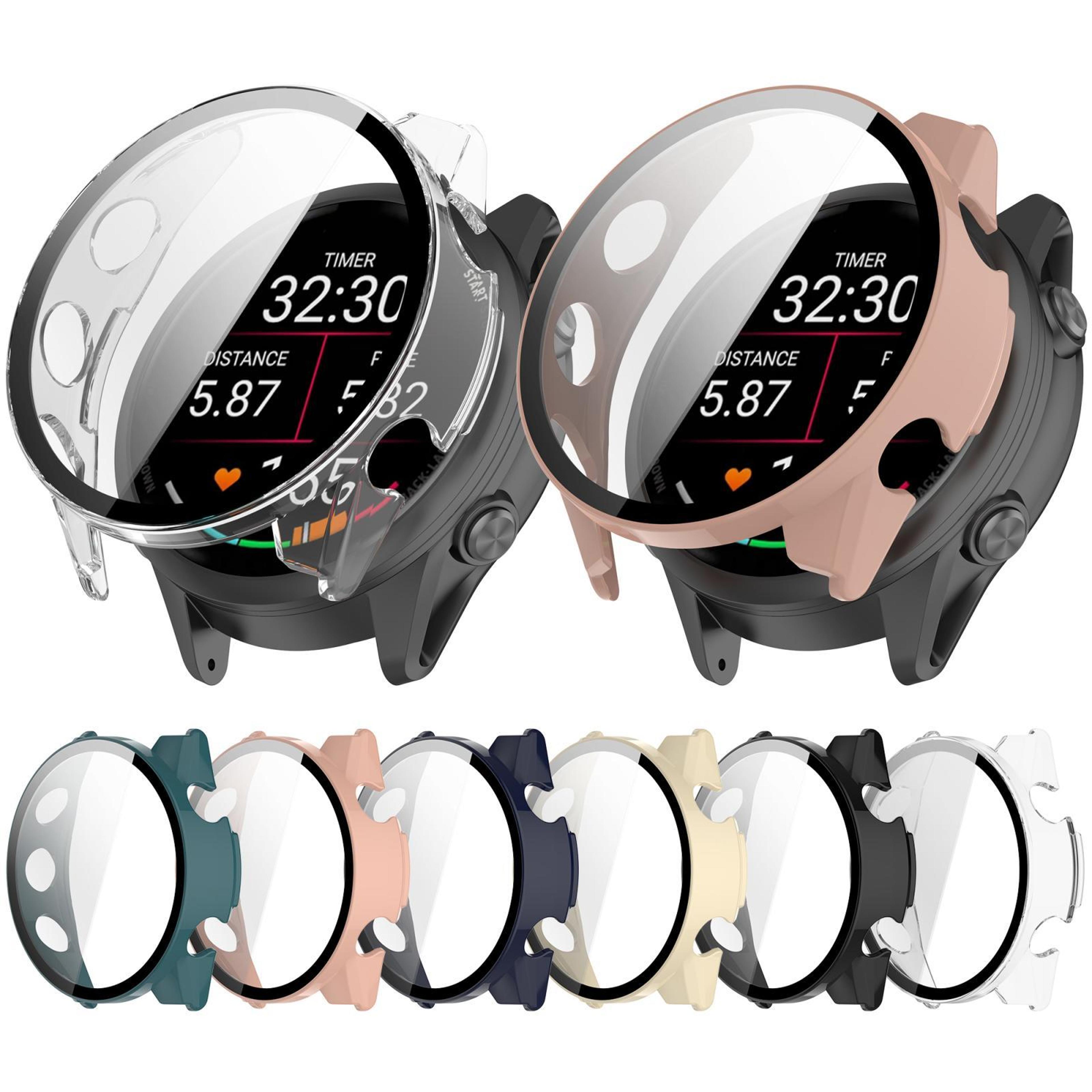 Garmin Forerunner 970 Protective Case With Tempered Glass Screen Protector PC Full Coverage Cover 5