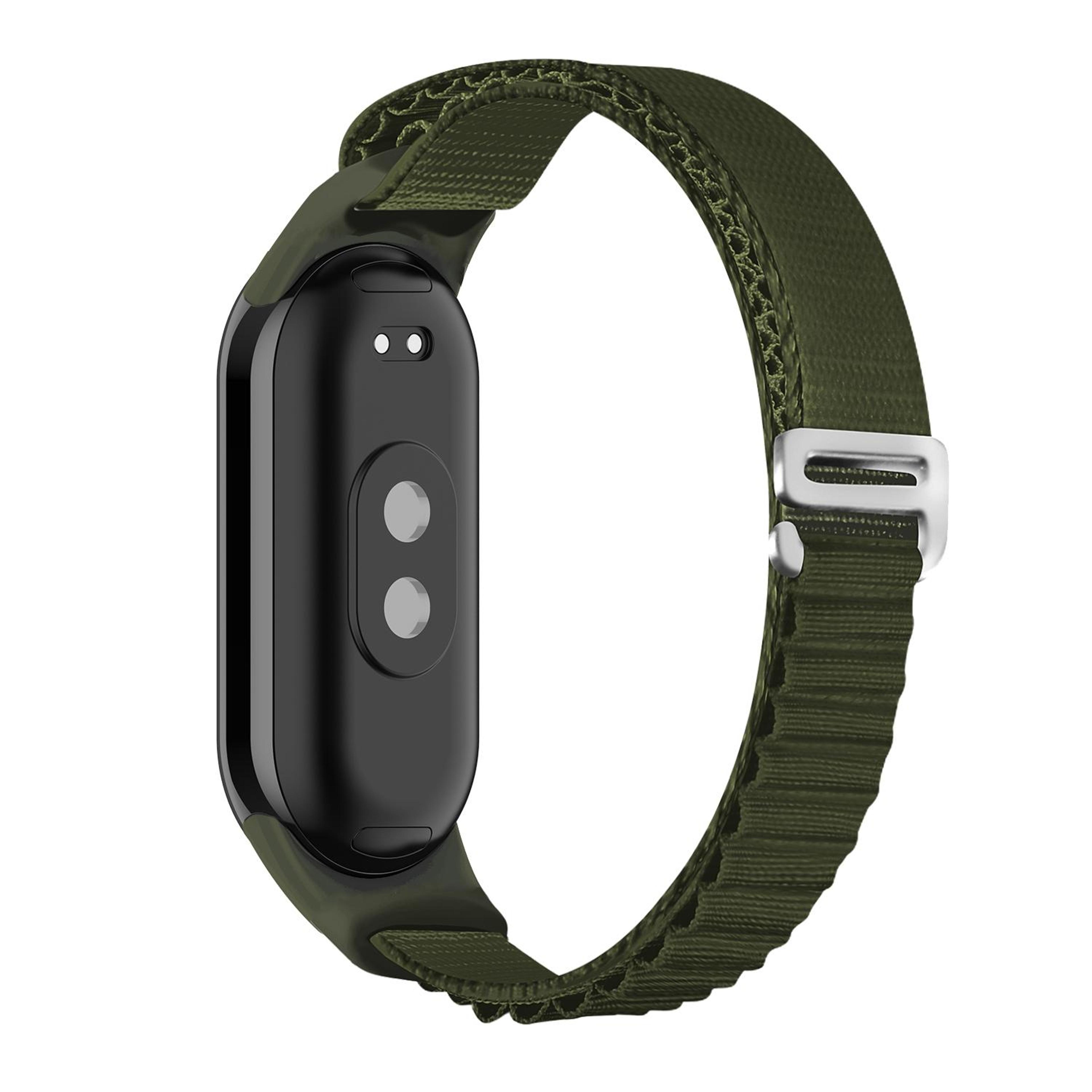 Xiaomi Mi Band 8 Nylon Watch Band Adjustable Loop Strap Soft Breathable Replacement Band 5