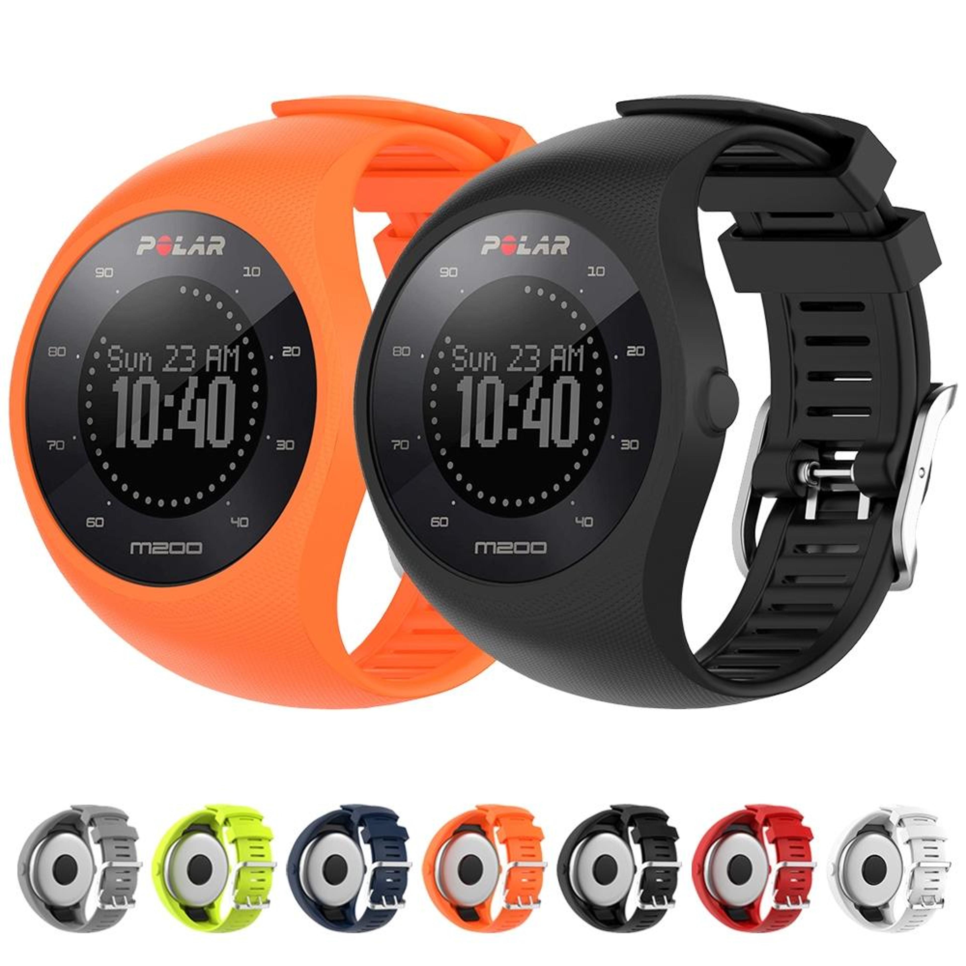 POLAR M200 Silicone Watch Band Textured Soft Replacement Strap Adjustable Wristband 9