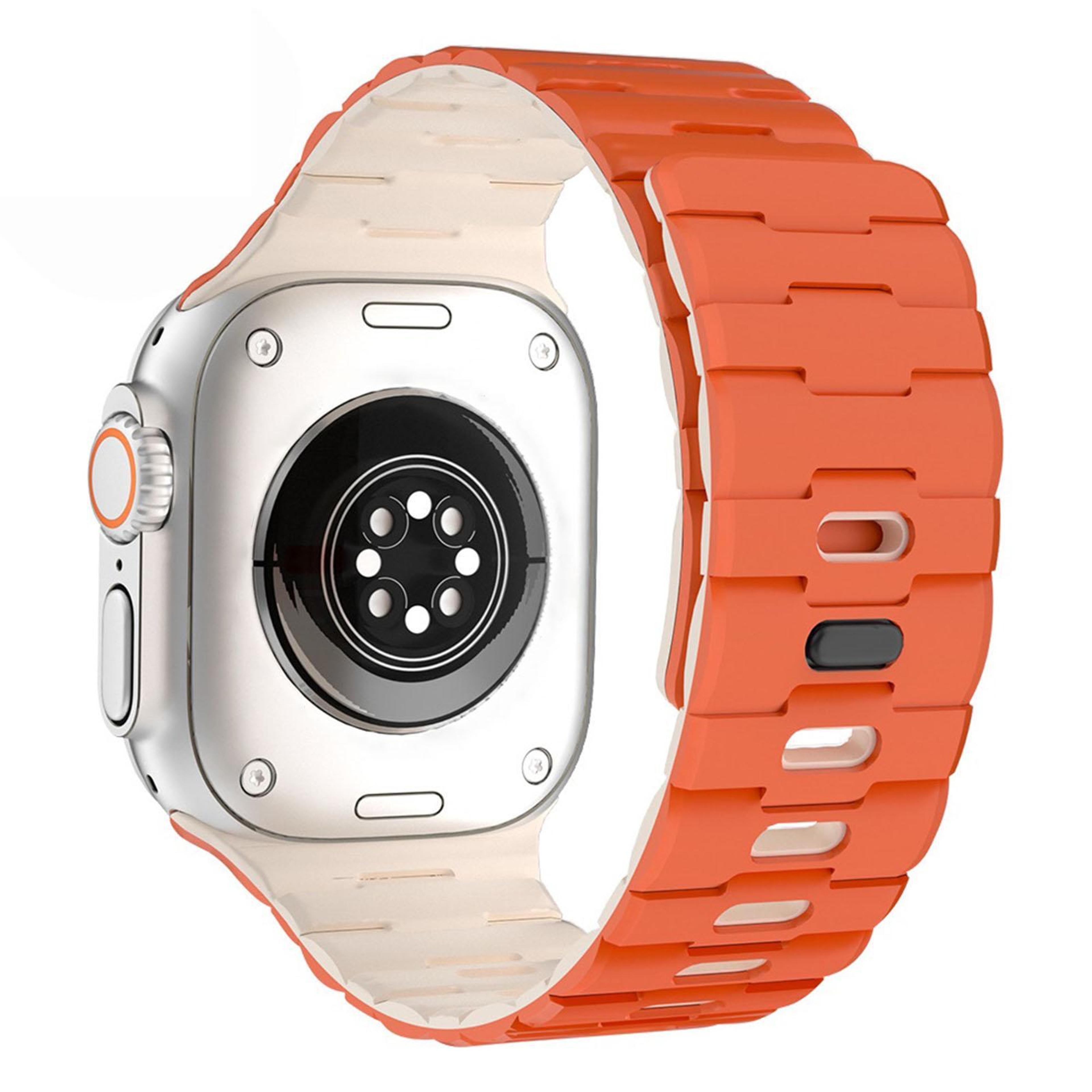 Apple Watch Magnetic Silicone Band Horse Embossed Adjustable Strap 2