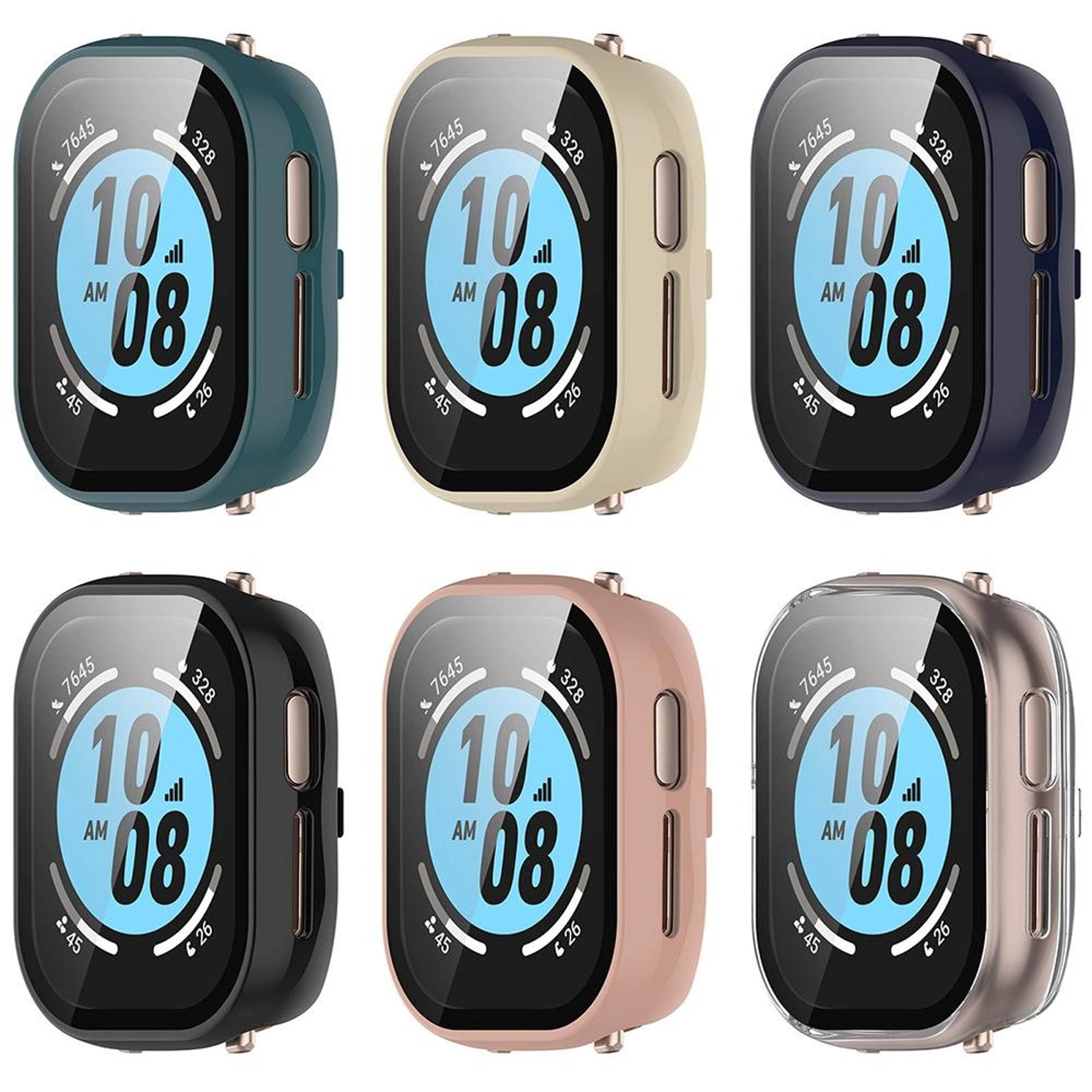 Honor Watch 4 PC Watch Case With Tempered Glass Screen Protector Full Coverage Protective Cover 3