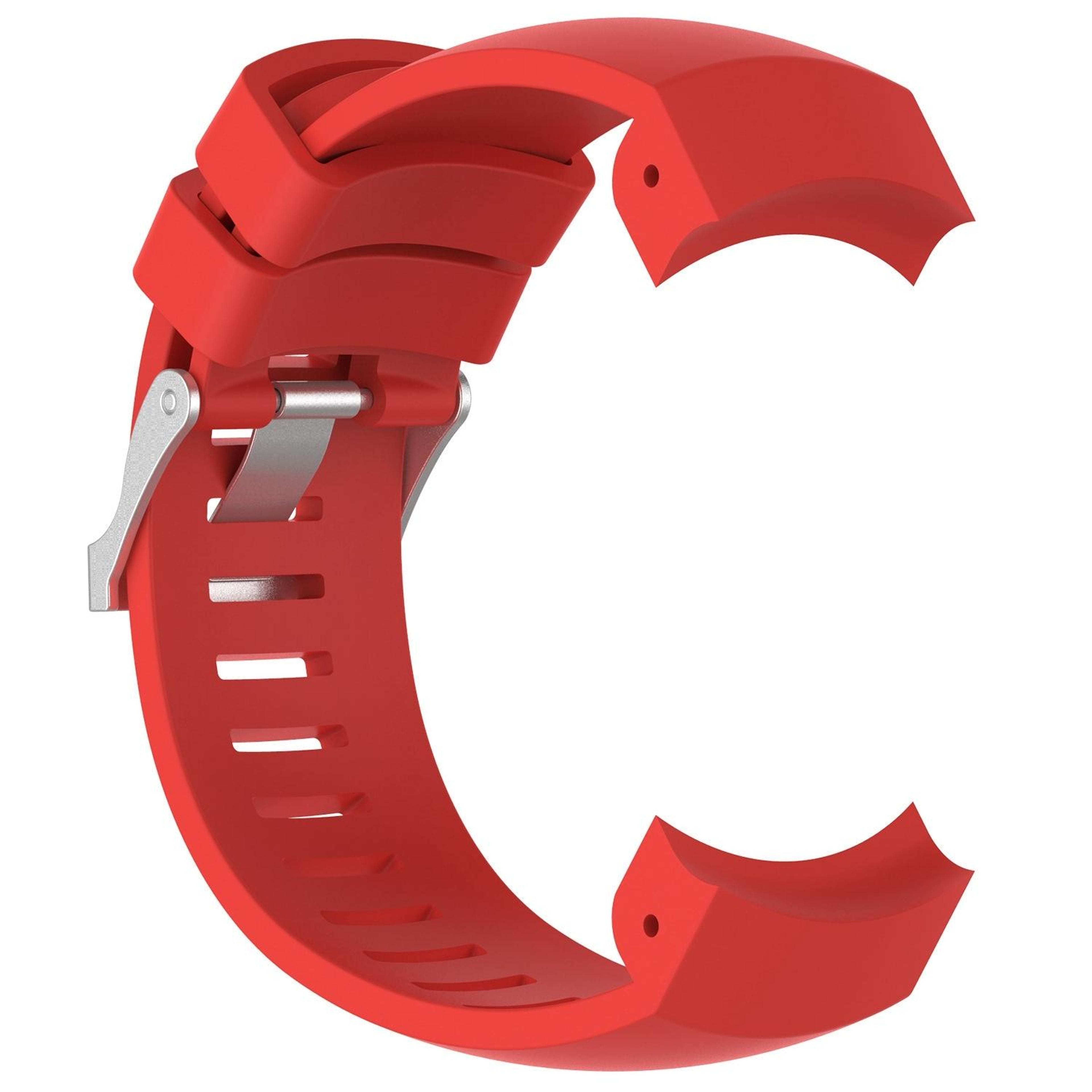 SUUNTO Core ALU Black Silicone Watch Band Soft Adjustable Replacement Strap 1