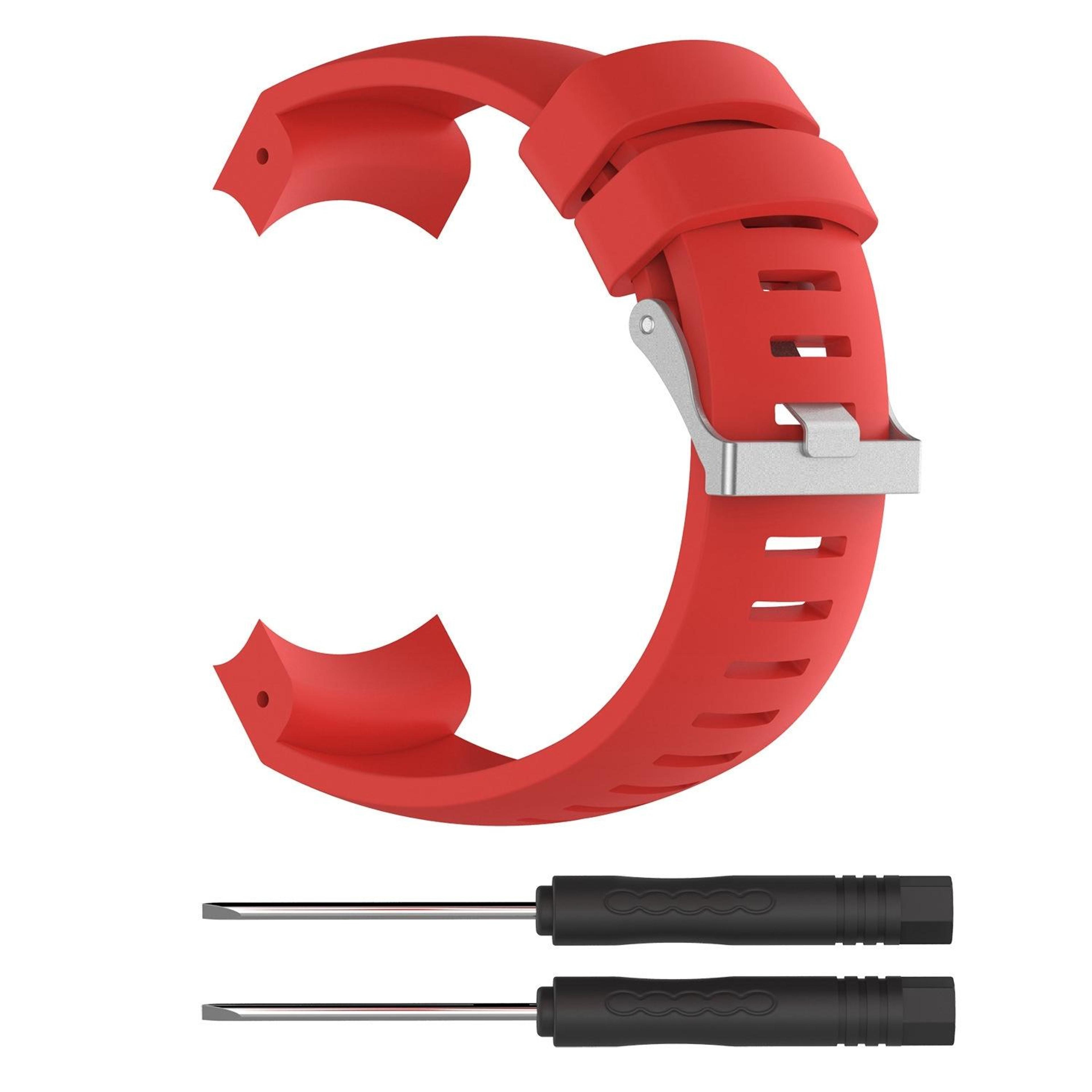 SUUNTO Core ALU Black Silicone Watch Band Soft Adjustable Replacement Strap 2