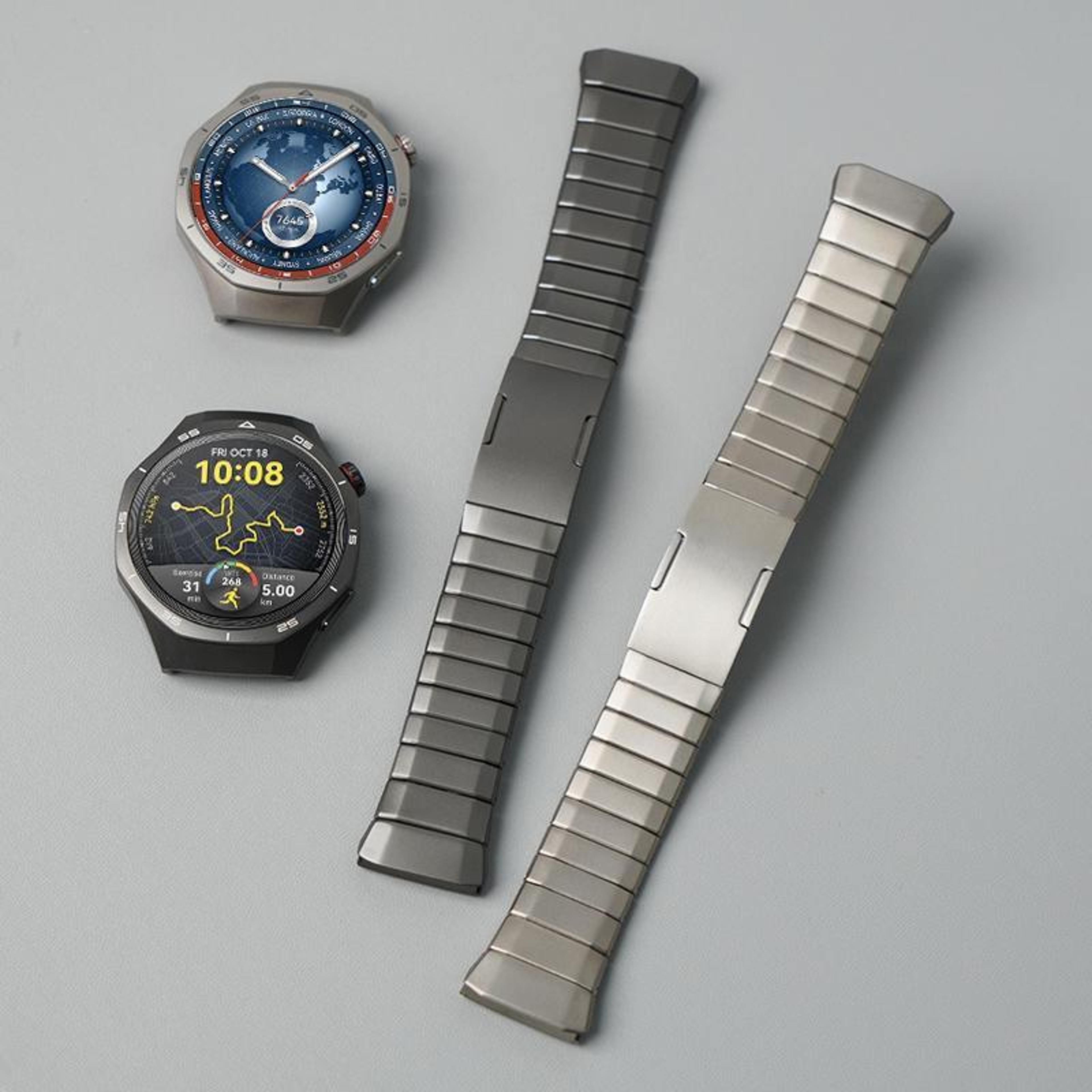 Huawei Watch GT 5 Pro Titanium Watch Band Quick Release Metal Replacement Strap With Side Slide Des 4