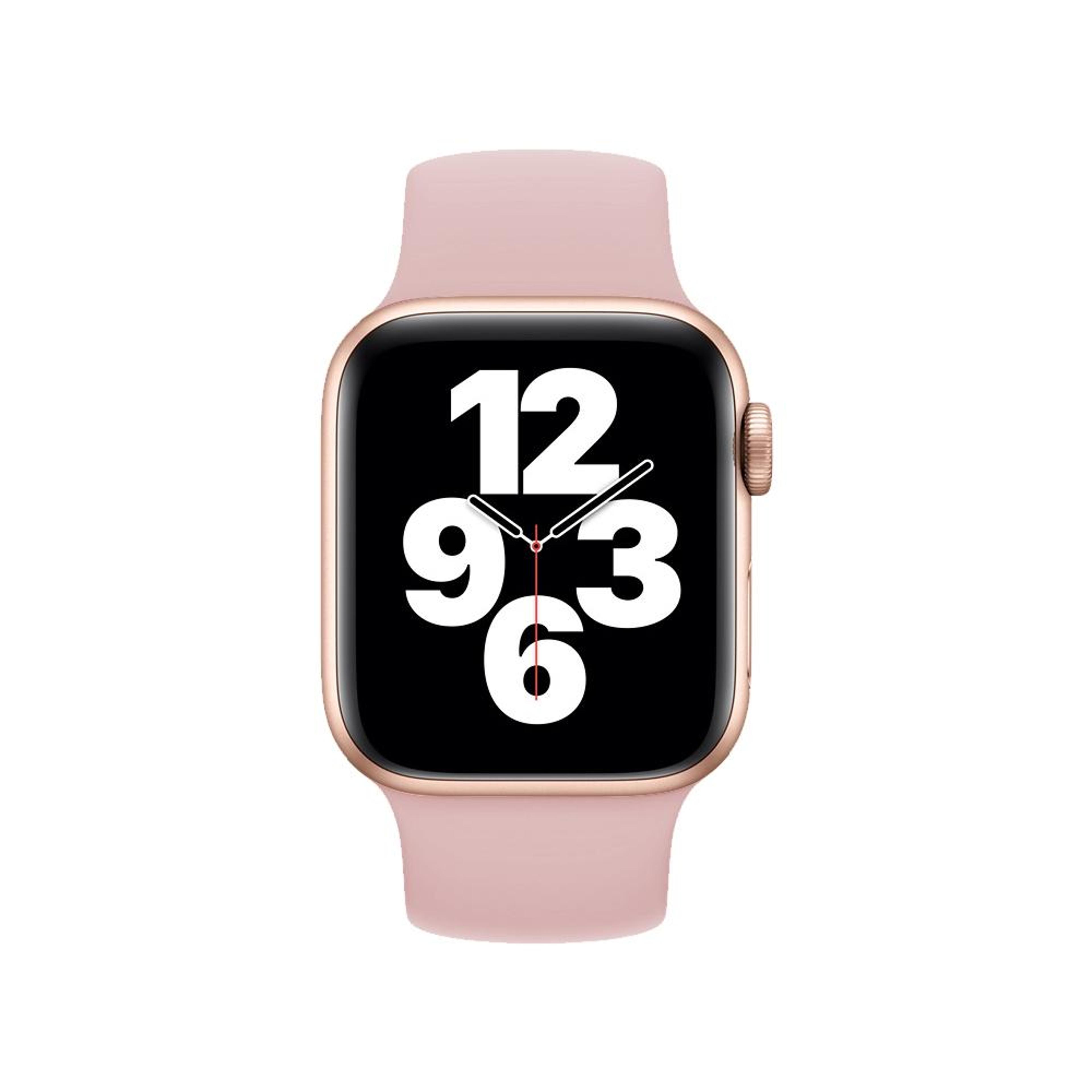 Apple Watch Silicone Watch Band Solid Color Elastic Strap For Series 10 9 8 7 SE 6 5 4 3 2 1 2