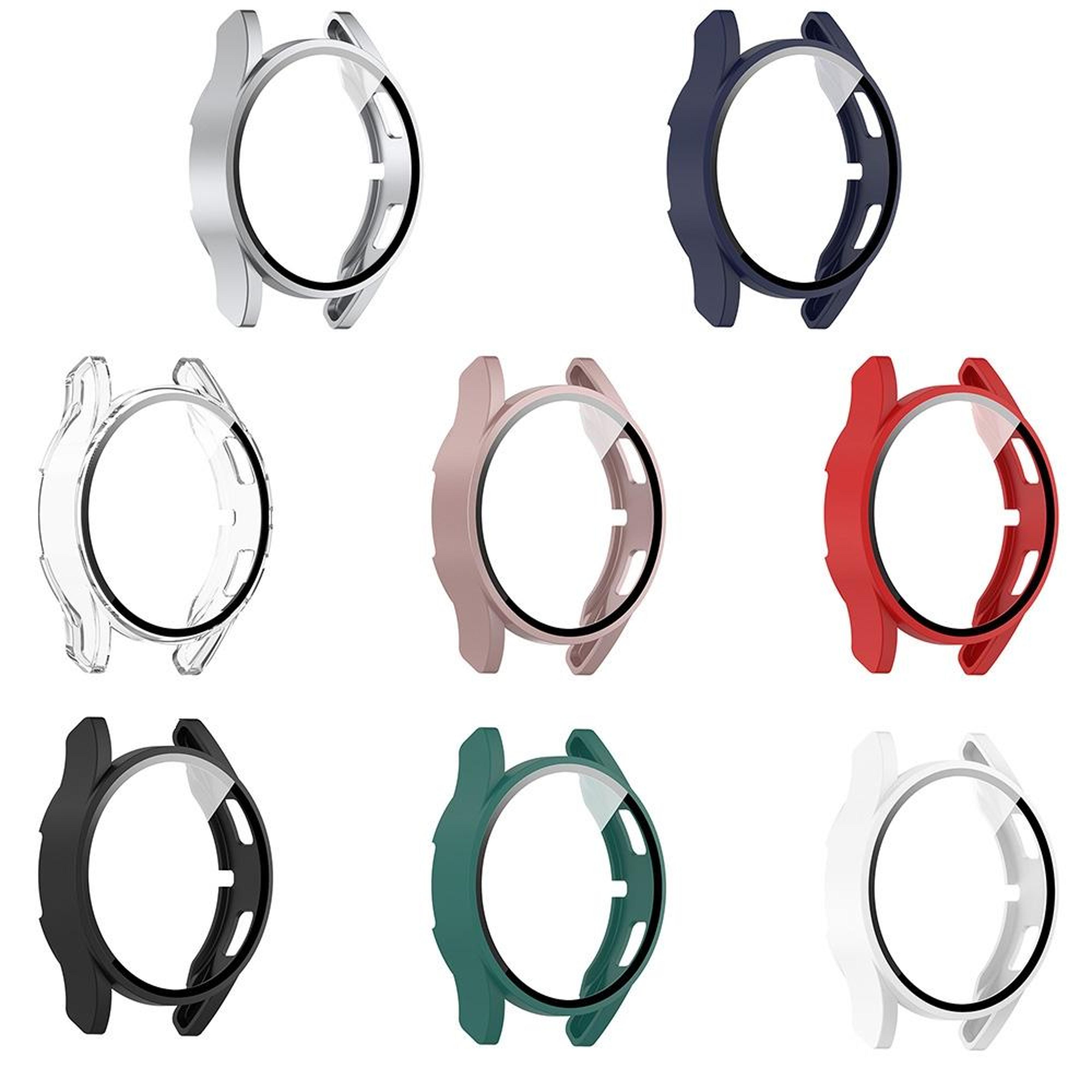 Samsung Galaxy Watch FE 40mm Protective Case With Tempered Glass Screen Protector PC Full Coverage  9