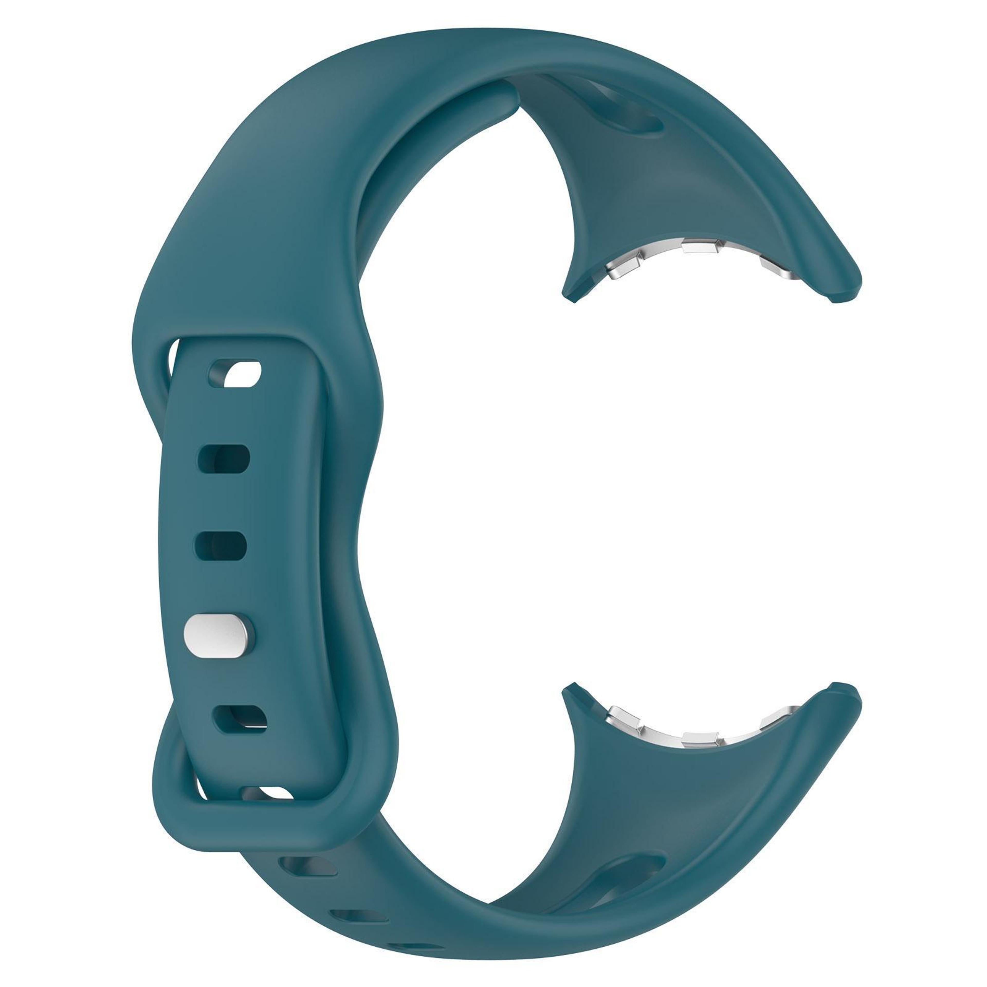 Google Pixel Watch 4 3 2 1 Silicone Watch Band With Butterfly Buckle Soft Replacement Strap 41mm 6