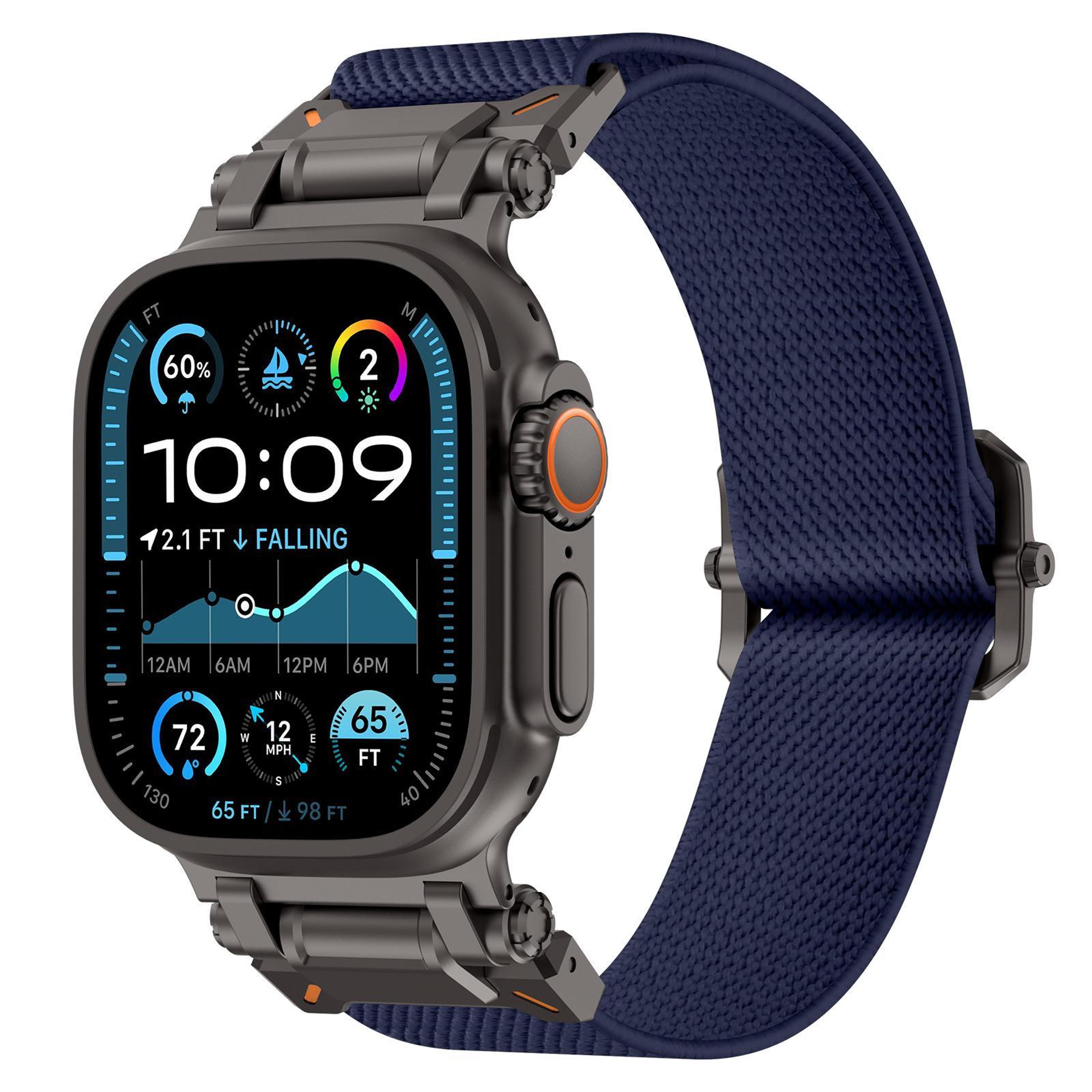 Explorer Apple Watch Nylon Band Adjustable Apple Watch Strap 0
