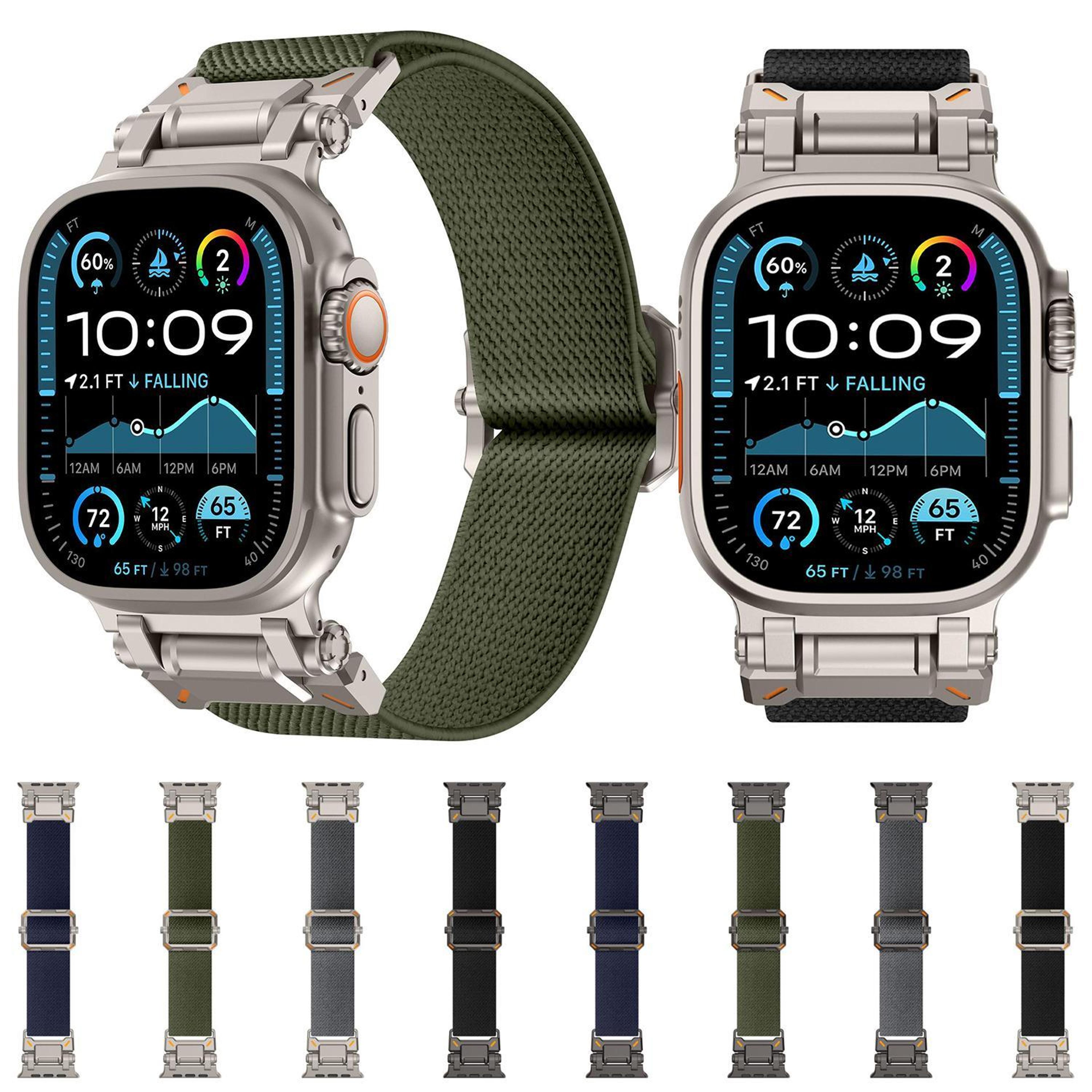 Explorer Apple Watch Nylon Band Adjustable Apple Watch Strap 8
