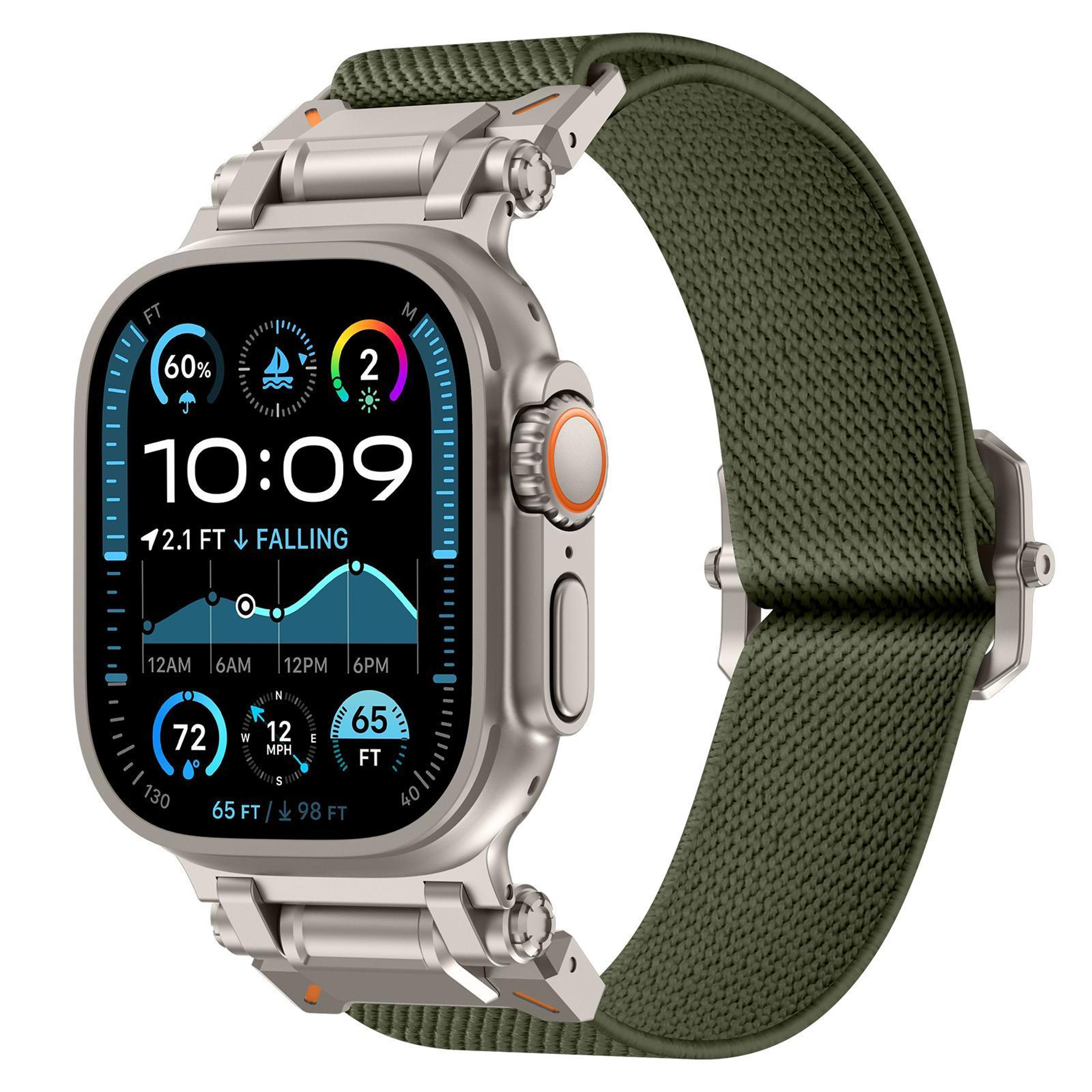 Explorer Apple Watch Nylon Band Adjustable Apple Watch Strap 1