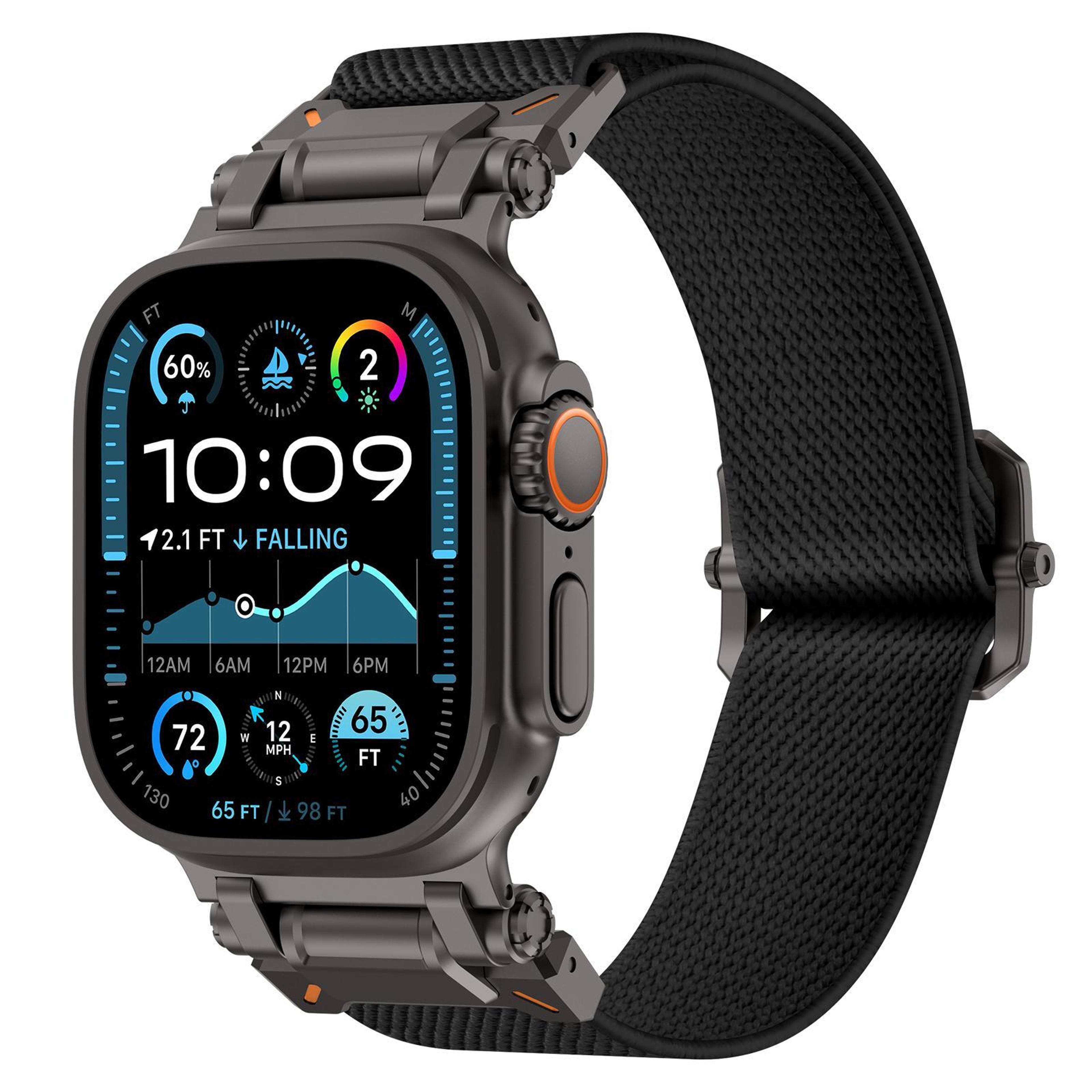 Explorer Apple Watch Nylon Band Adjustable Apple Watch Strap 12