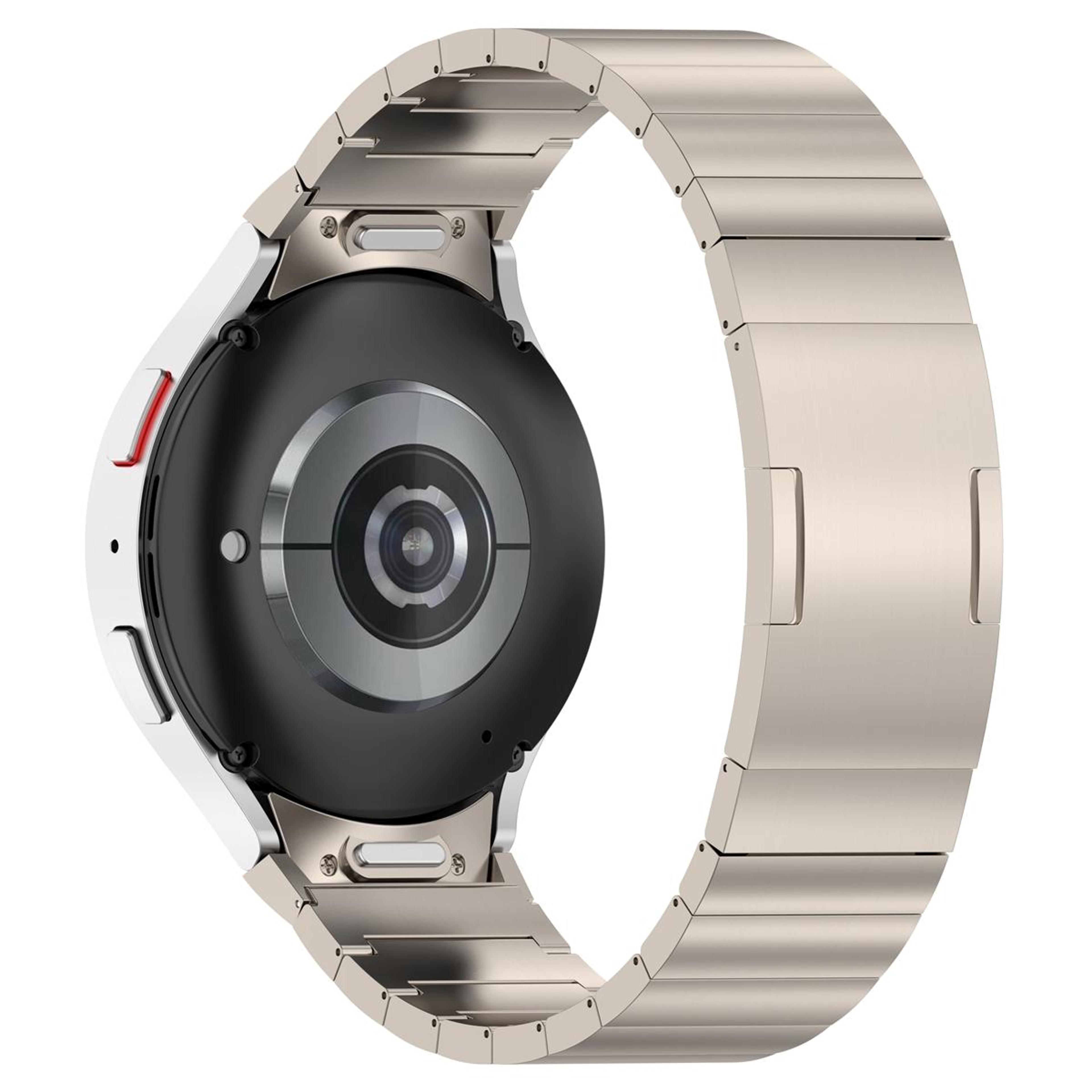 Samsung Galaxy Watch 6 Classic 5 Pro 4 Titanium Steel Watch Band Button Style Metal Strap 1