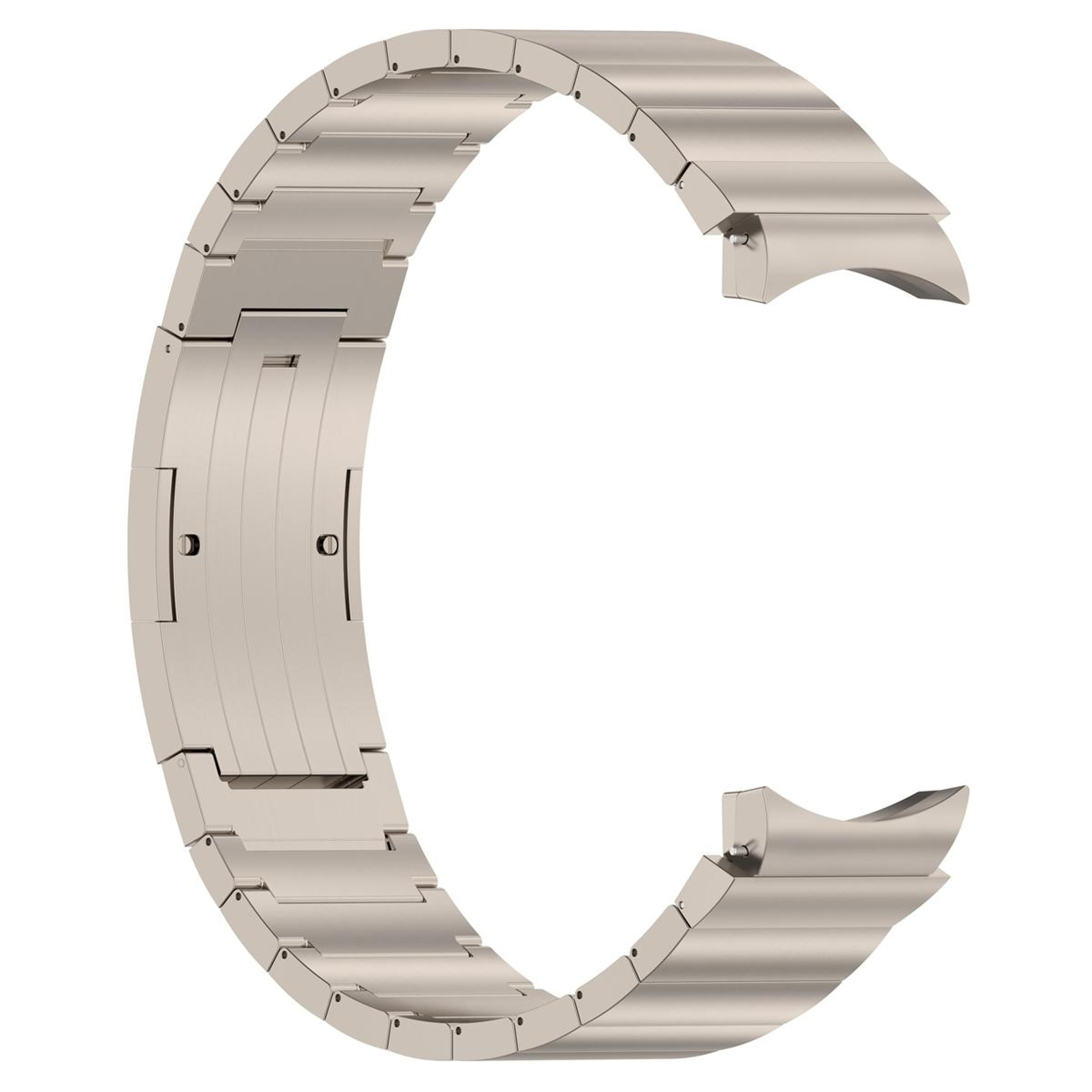 Samsung Galaxy Watch 6 Classic 5 Pro 4 Titanium Steel Watch Band Button Style Metal Strap 3