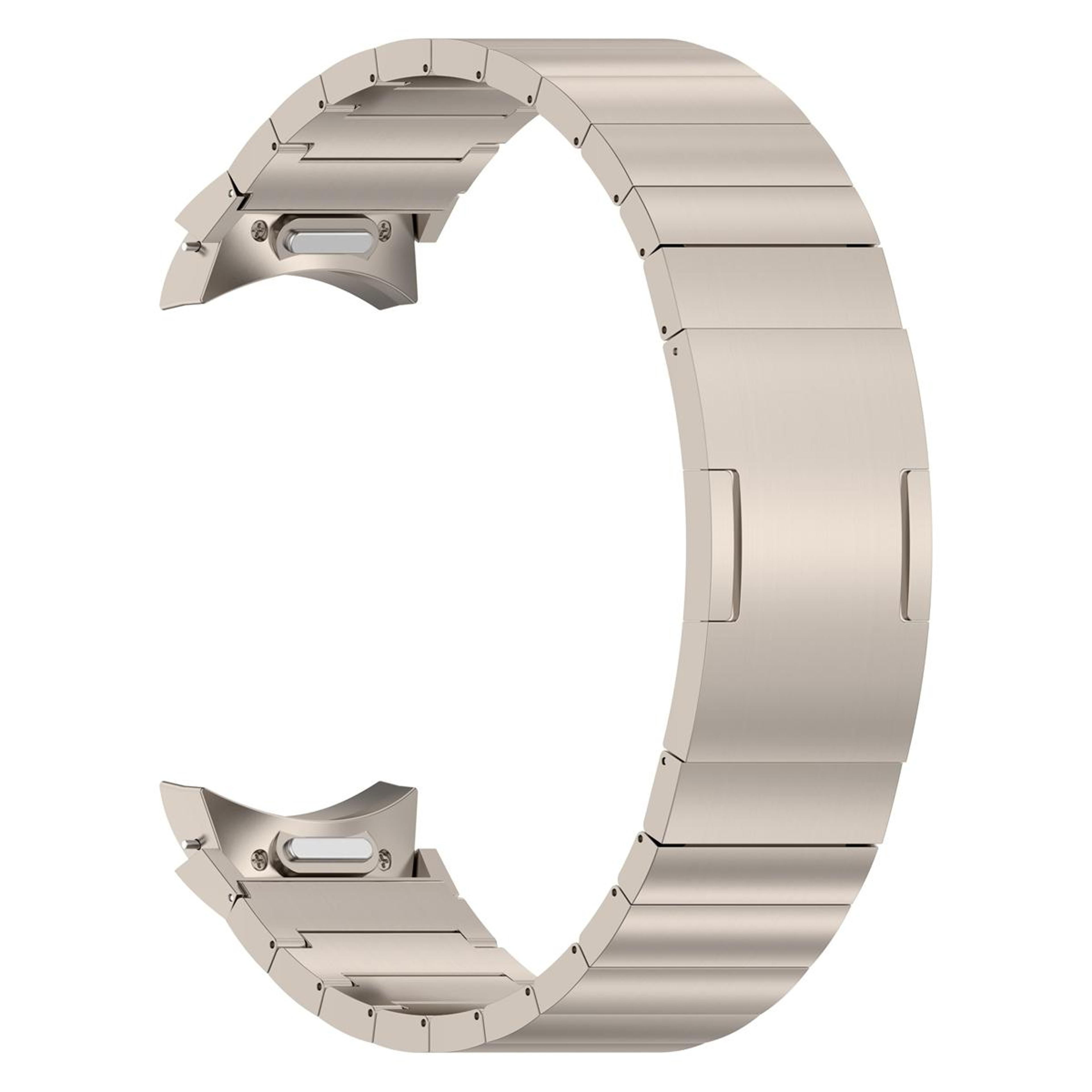Samsung Galaxy Watch 6 Classic 5 Pro 4 Titanium Steel Watch Band Button Style Metal Strap 9