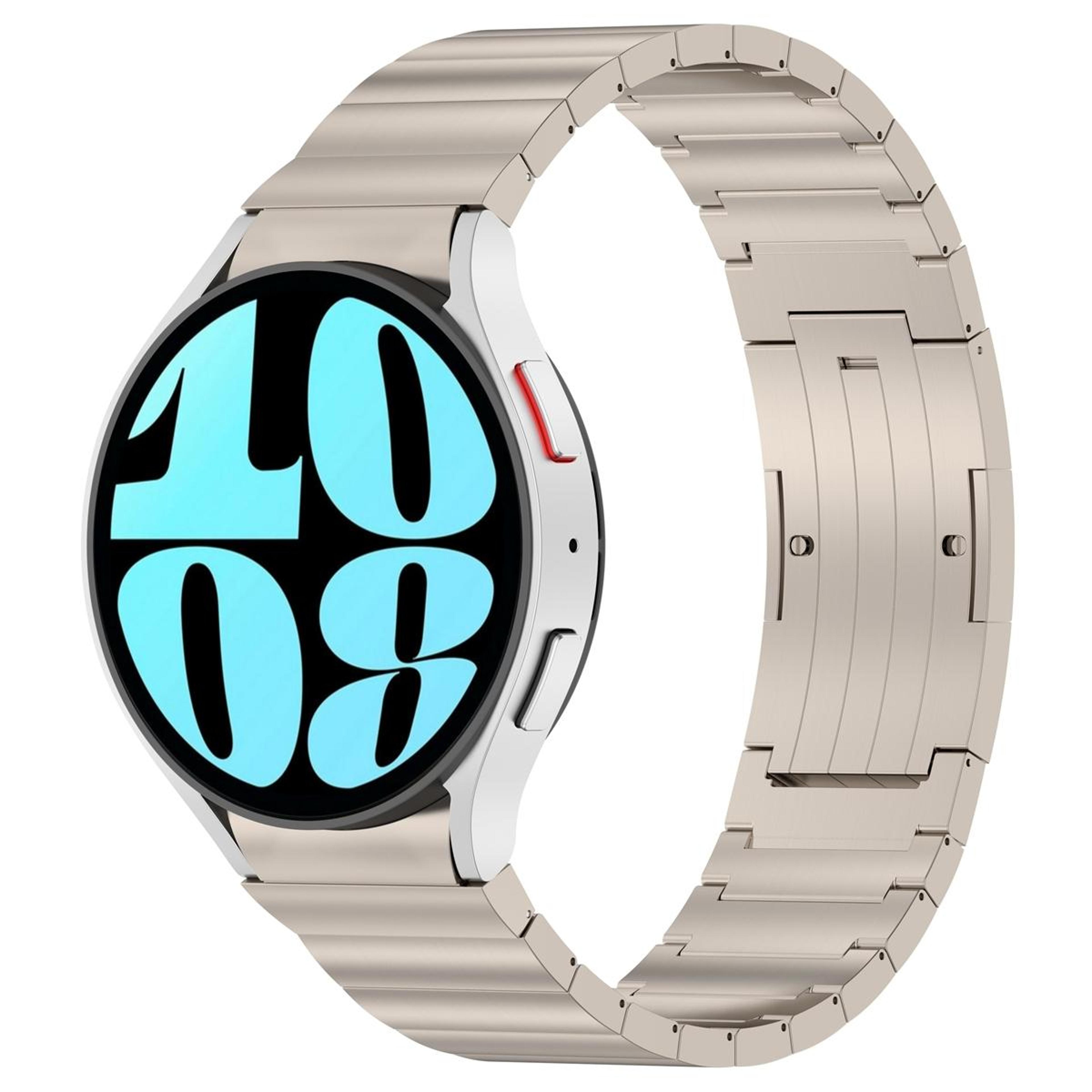 Samsung Galaxy Watch 6 Classic 5 Pro 4 Titanium Steel Watch Band Button Style Metal Strap 10