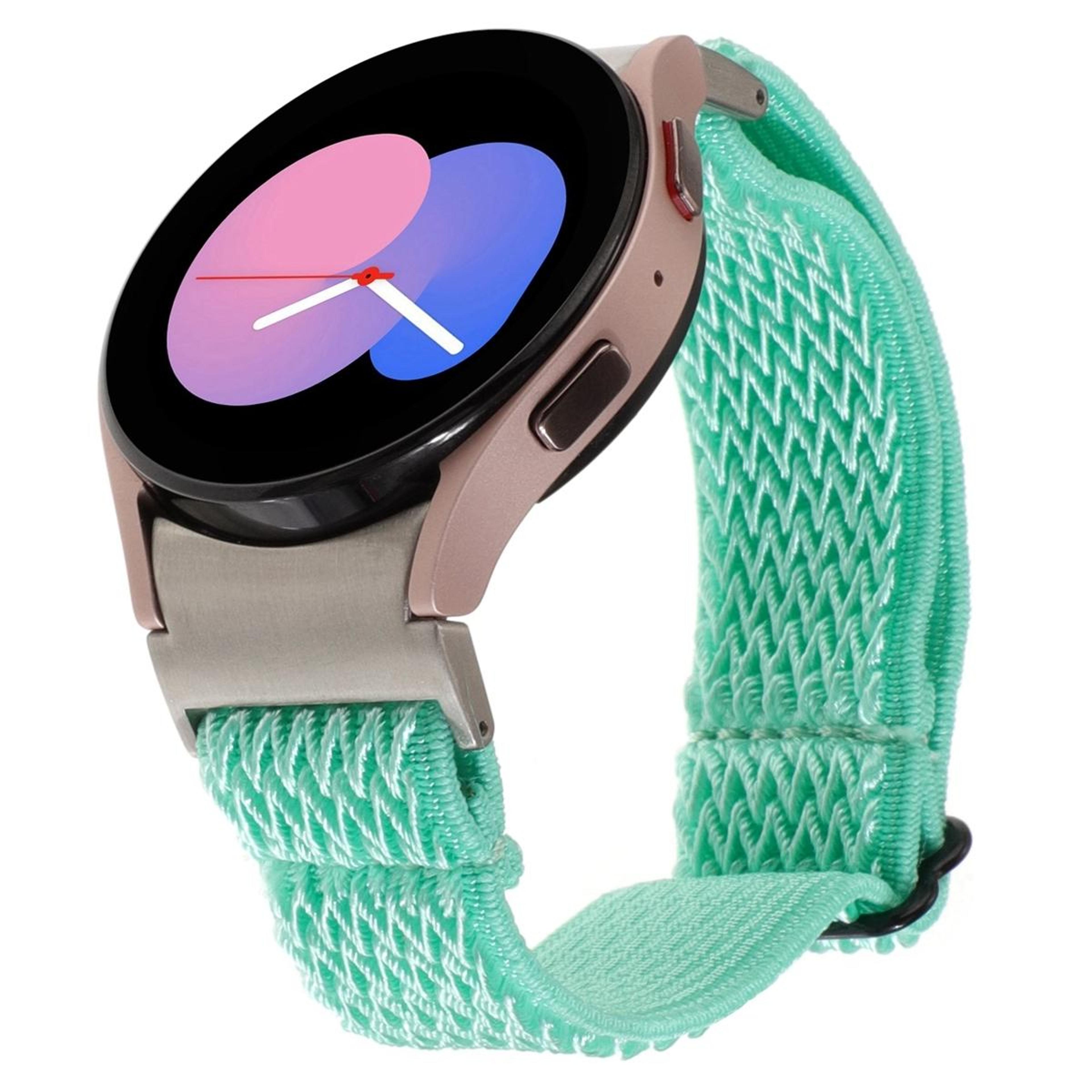 Samsung Galaxy Watch 6 5 Pro 4 Braided Nylon Watch Band Adjustable Wave Replacement Strap 15