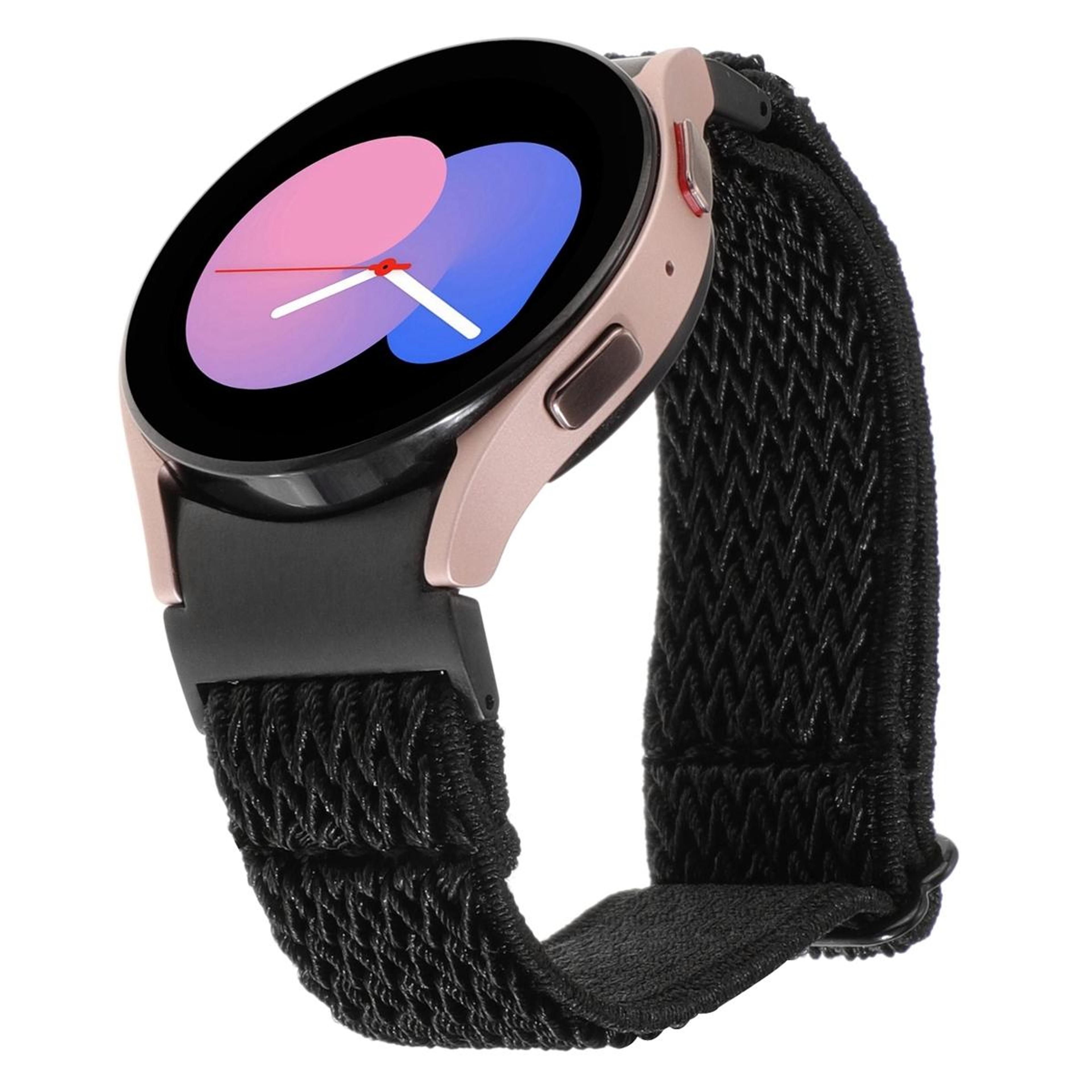 Samsung Galaxy Watch 6 5 Pro 4 Braided Nylon Watch Band Adjustable Wave Replacement Strap 13