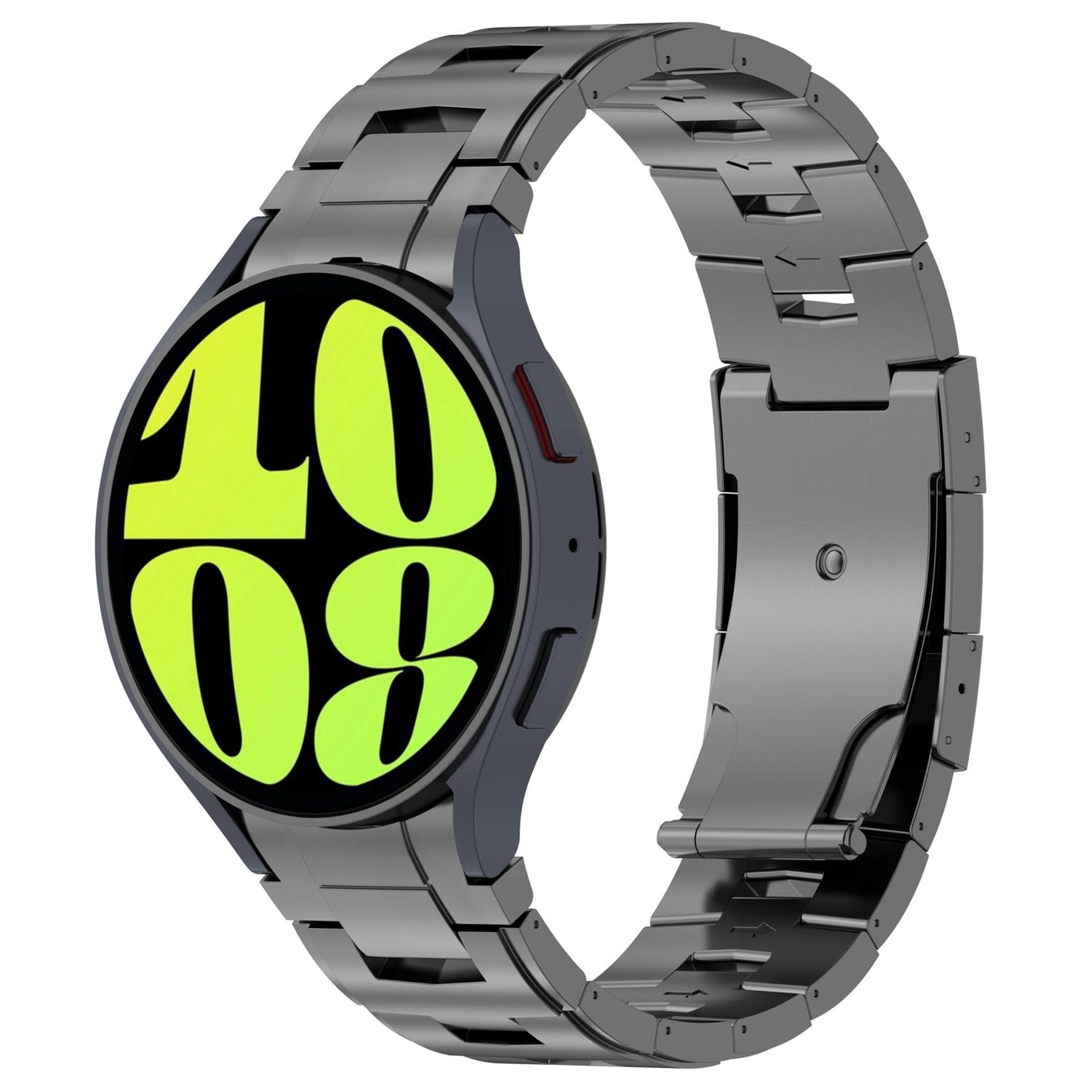 Samsung Galaxy Watch 6 5 Pro 4 Pure Titanium Watch Band Button Style Metal Replacement Strap 2