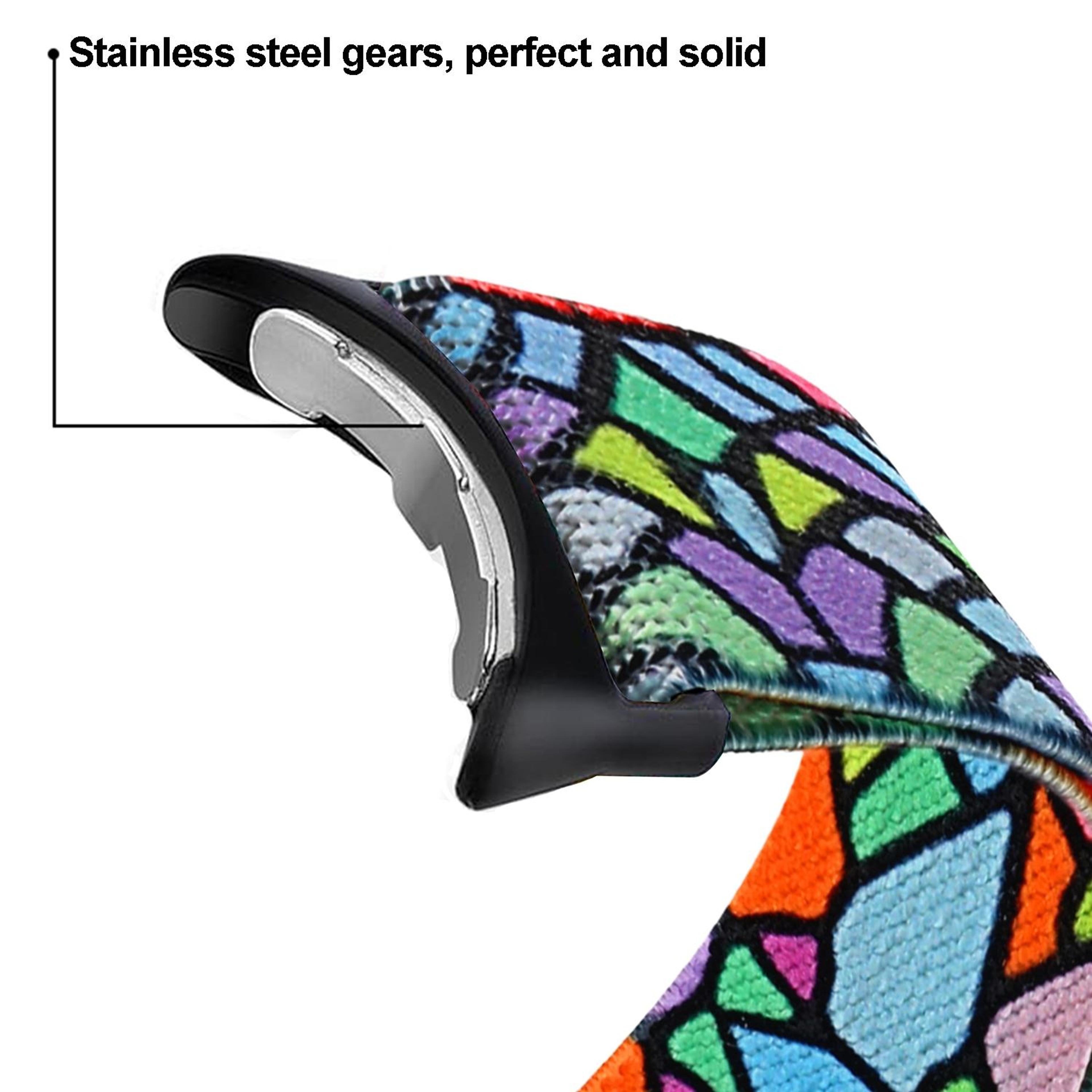 Google Pixel Watch 4 3 2 1 Braided Nylon Watch Band Adjustable Colorful Replacement Strap 7