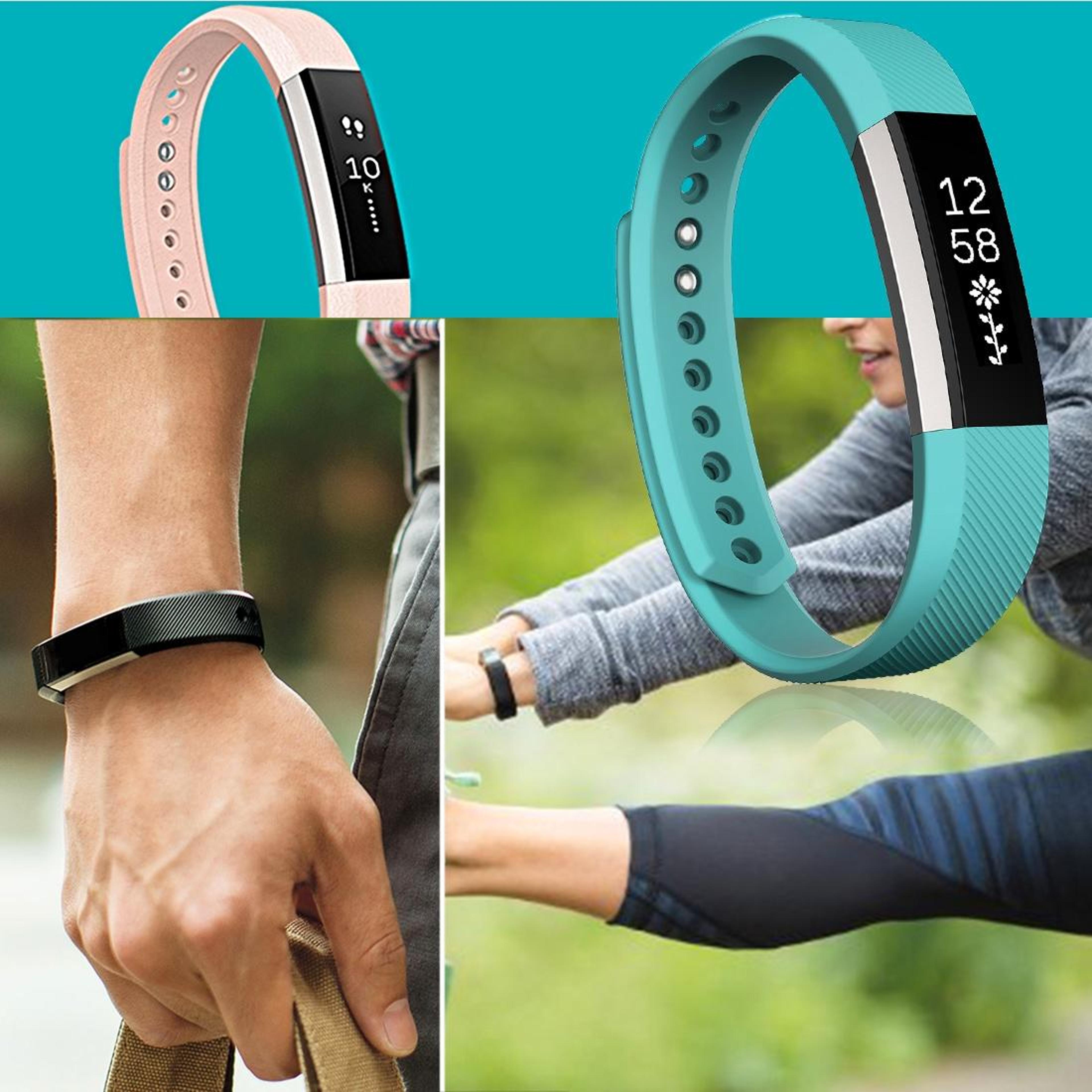 Fitbit Alta Silicone Watch Band Oblique Texture Soft Replacement Strap 13