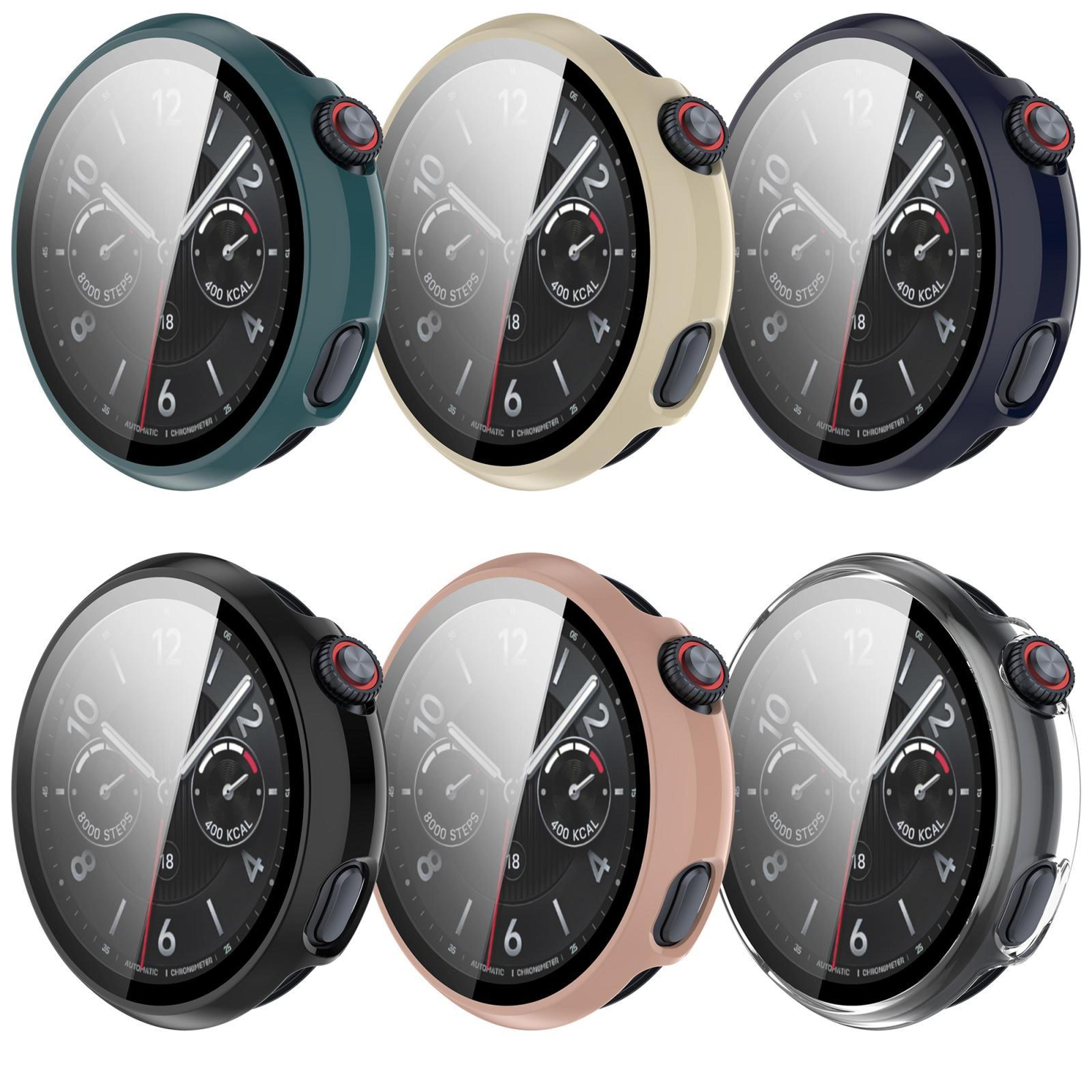 Vivo Watch 5 Protective Case With Tempered Glass Screen Protector Full Coverage PC Cover 10