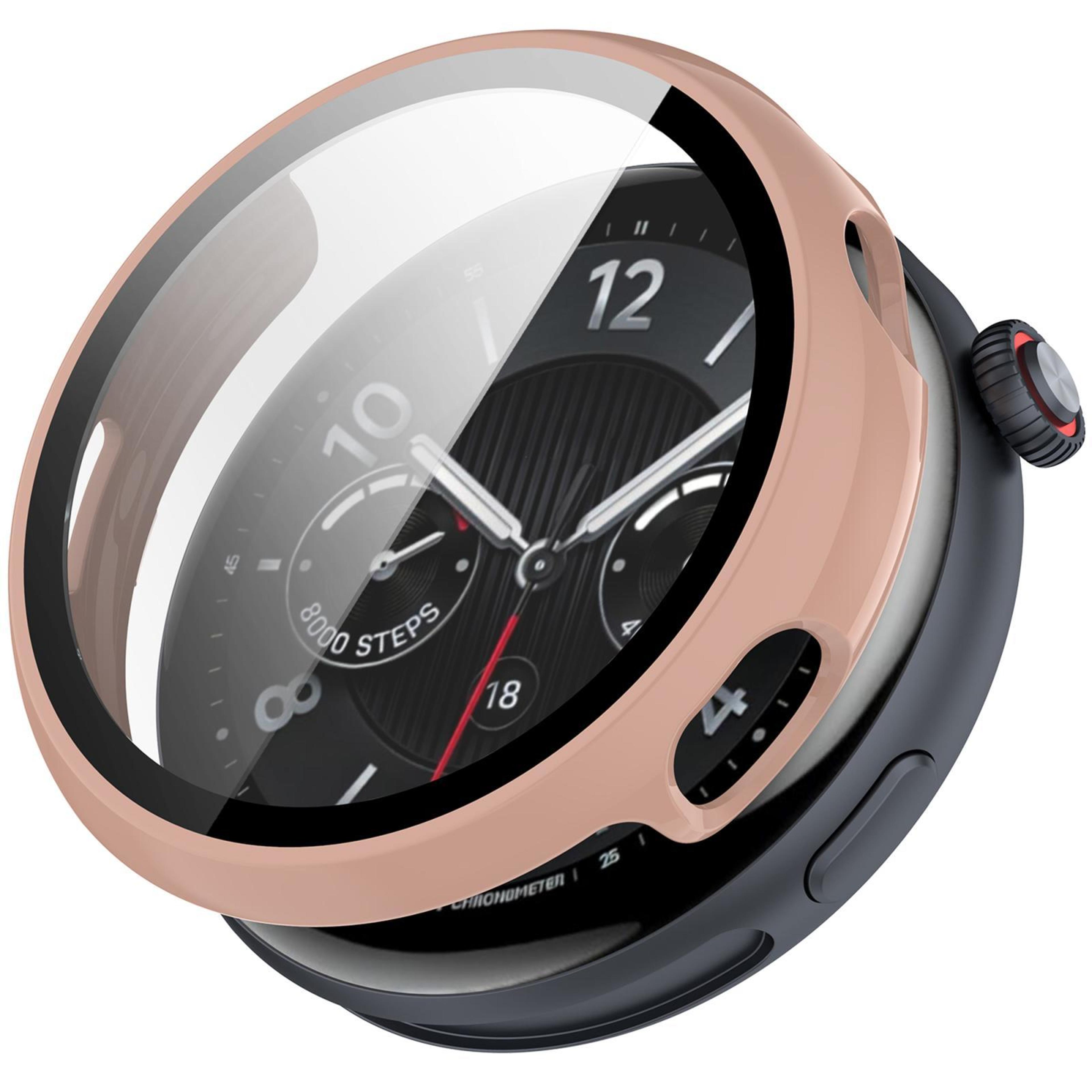 Vivo Watch 5 Protective Case With Tempered Glass Screen Protector Full Coverage PC Cover 4