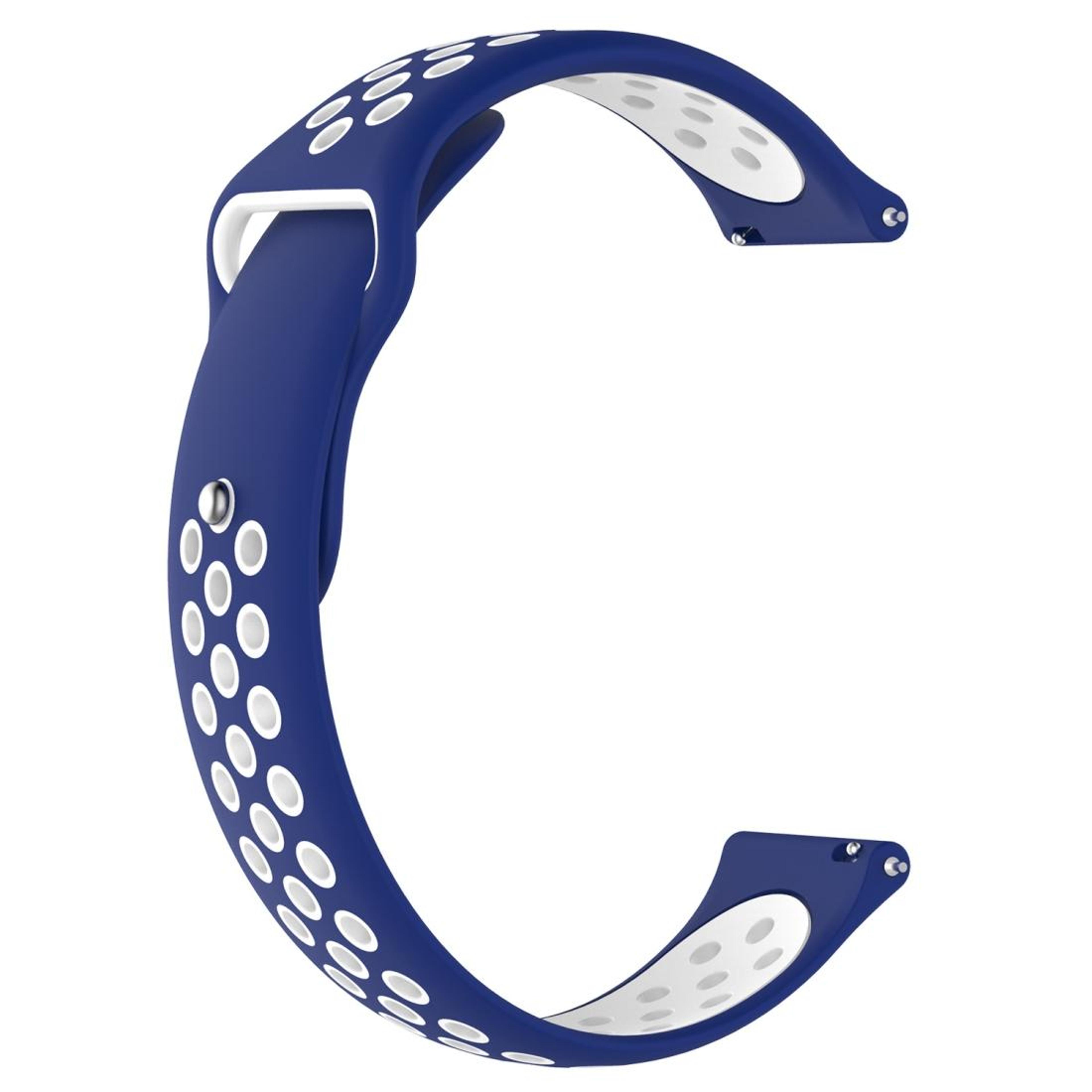 Dual Color Silicone Watch Band With Protective Cover For Samsung Galaxy Watch Gear S3 And TicWatch  14