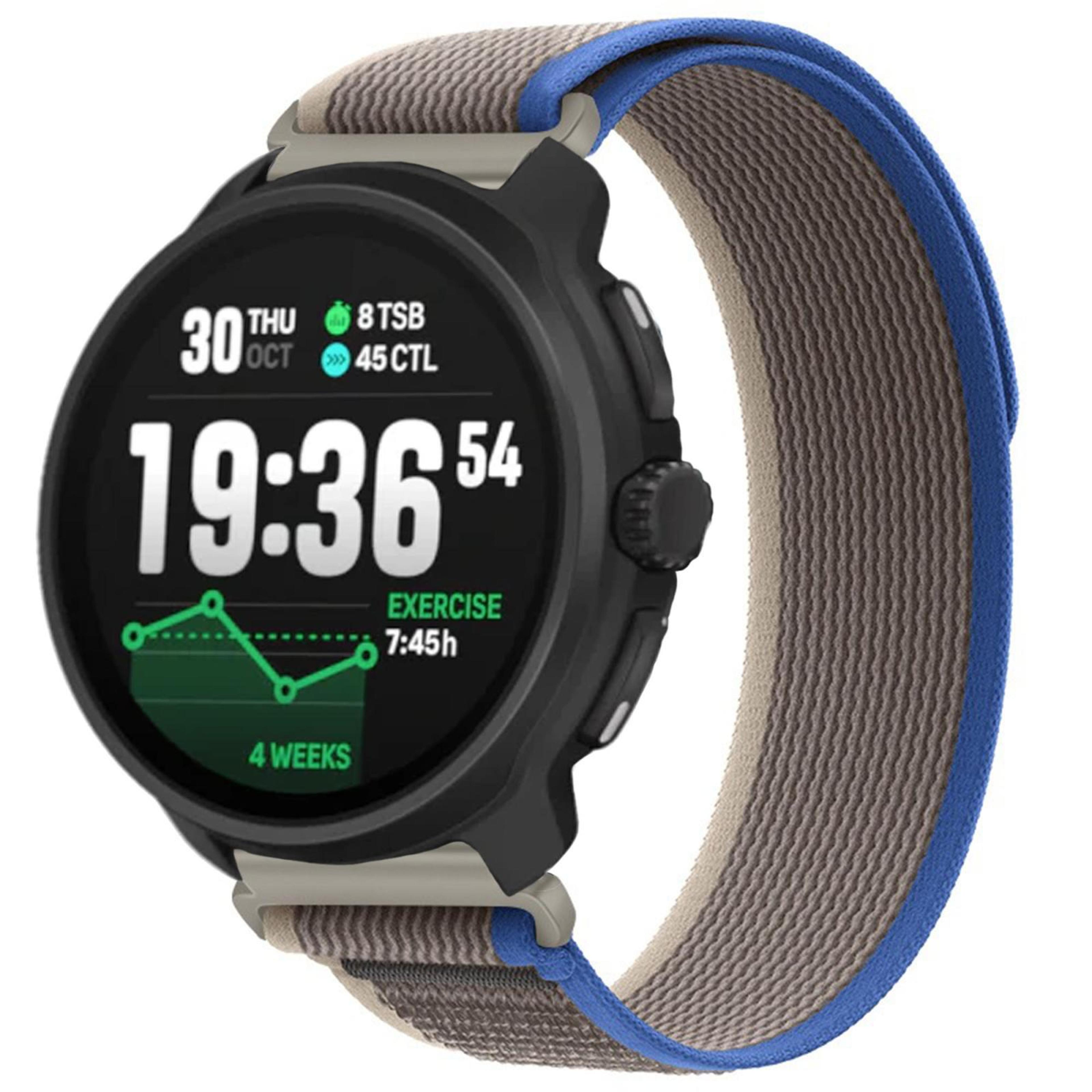 Suunto Race 2 Nylon Watch Band Wild Path Hook And Loop Adjustable Sport Strap 15
