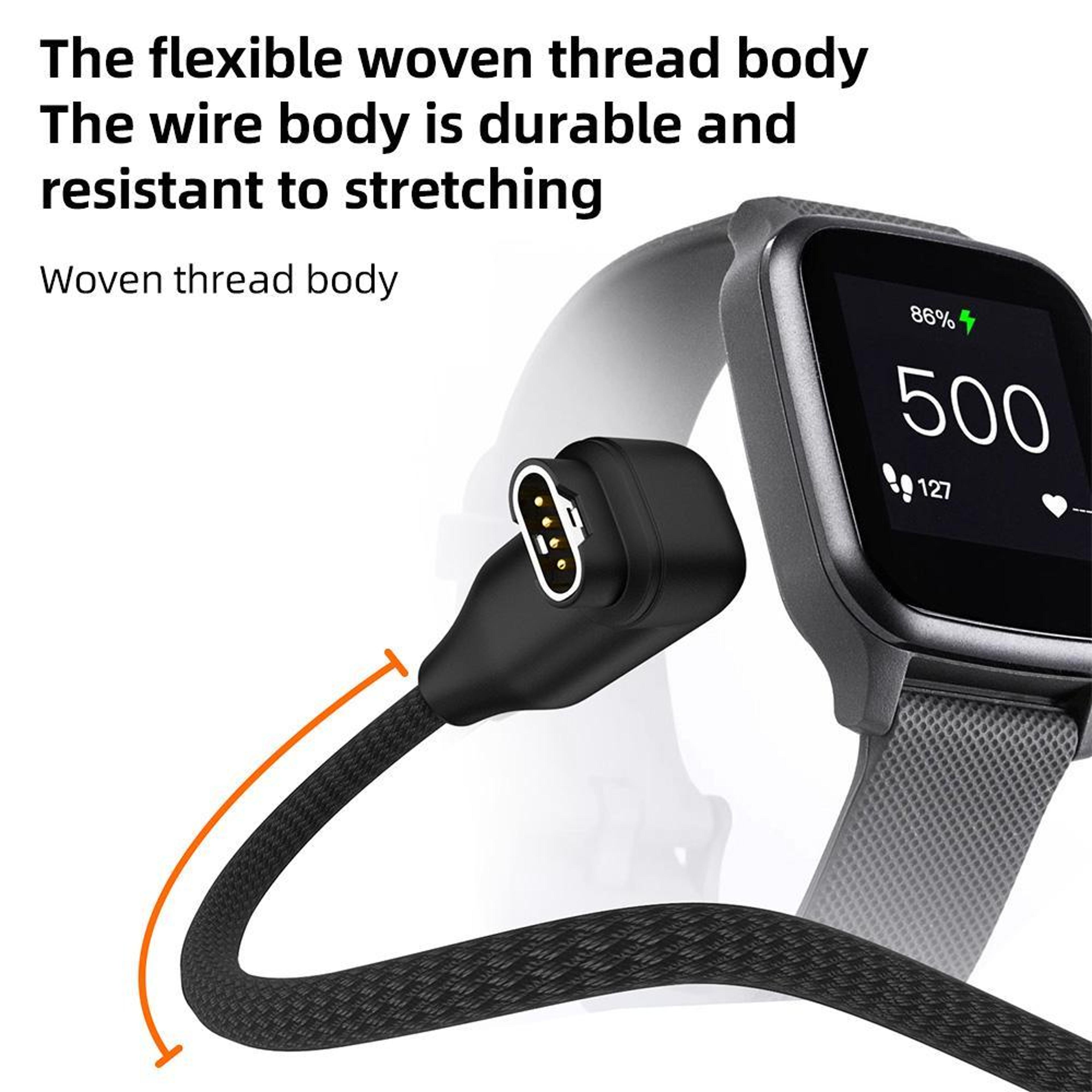 Garmin Watch Charger 2 In 1 USB C USB A Charging Cable Fast Charging Braided Cable 6