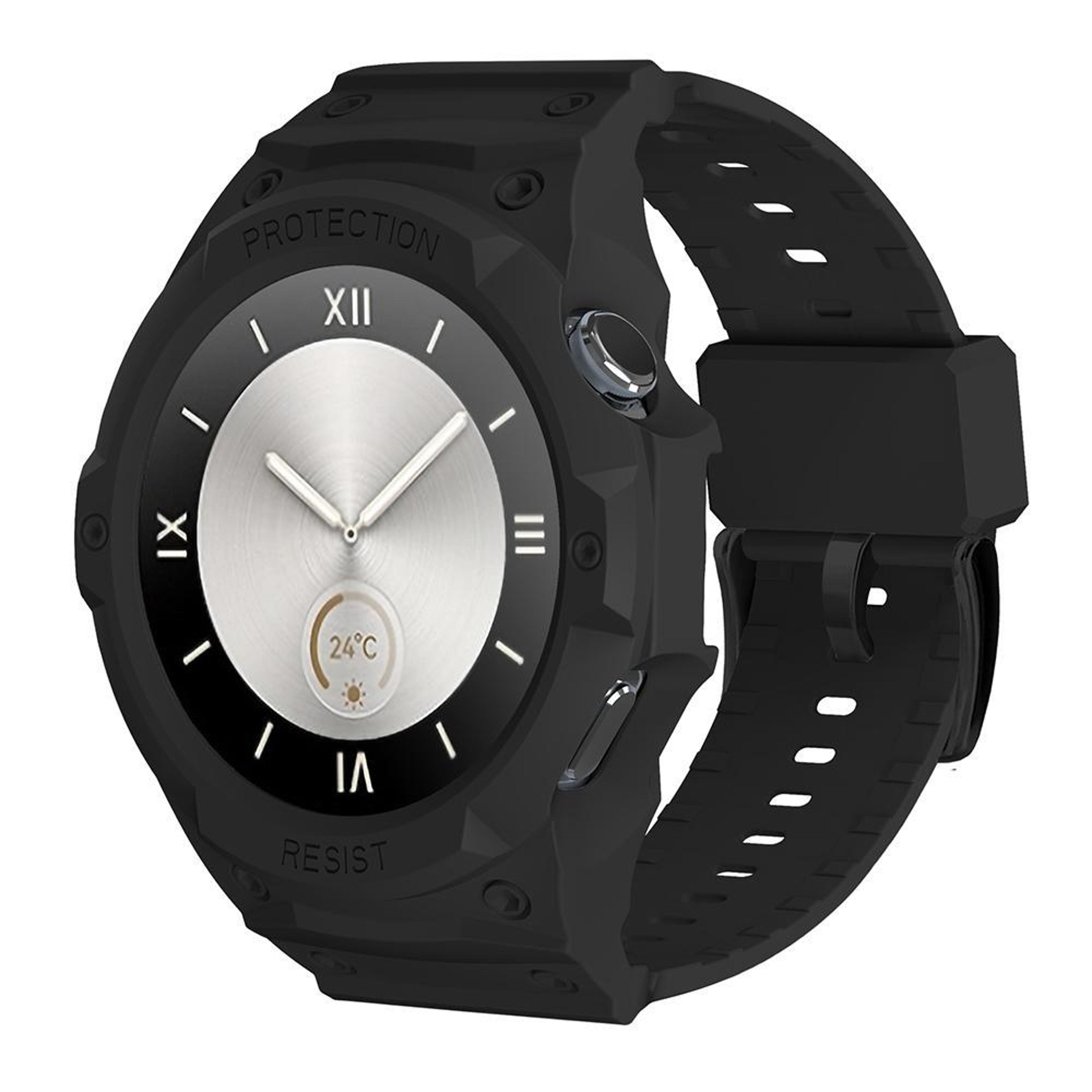 Huawei Watch GT 6 GT 5 GT 4 46mm TPU Watch Band Integrated Protective Watch Strap 9