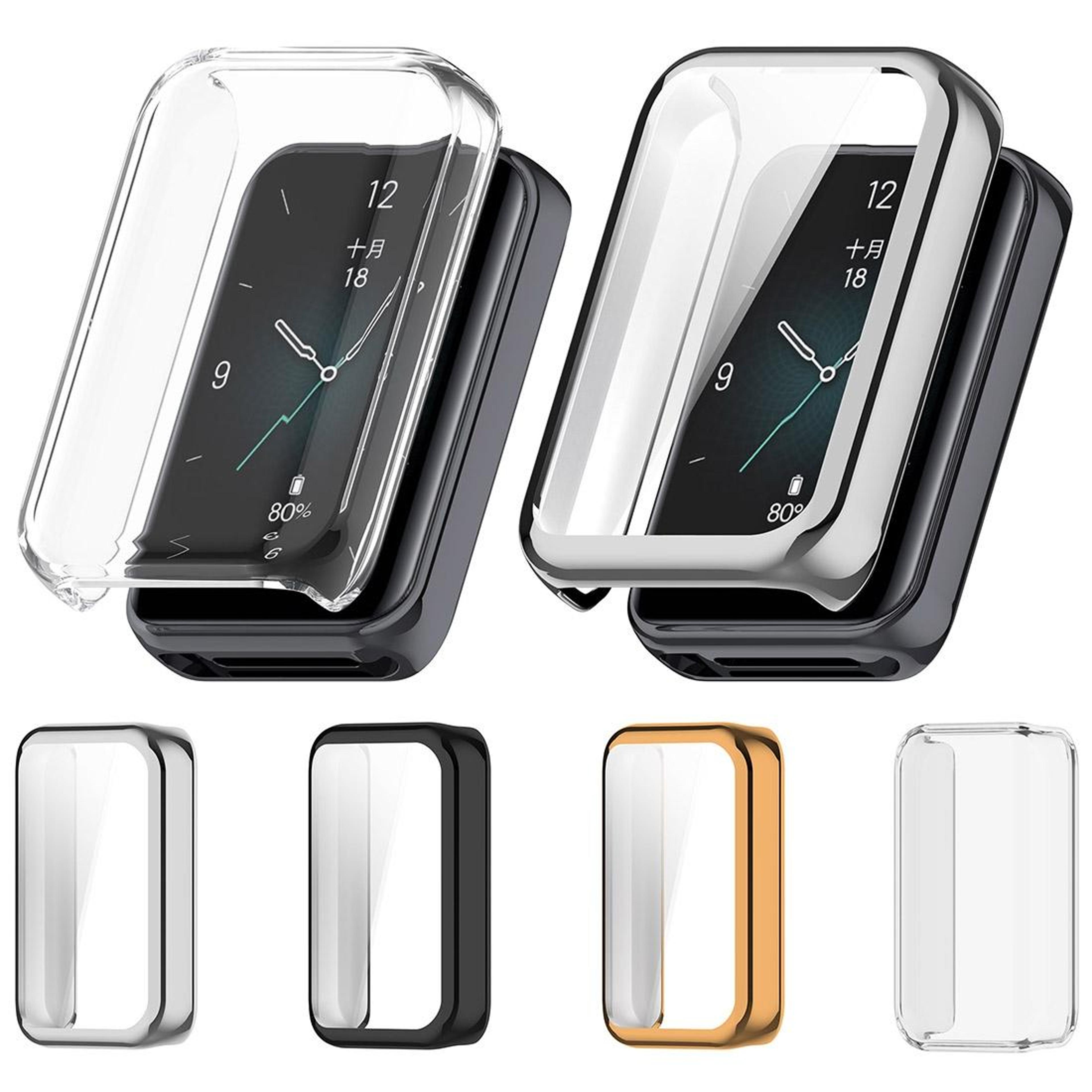 Honor Band 9 TPU Protective Case Full Coverage Electroplated Watch Cover 8
