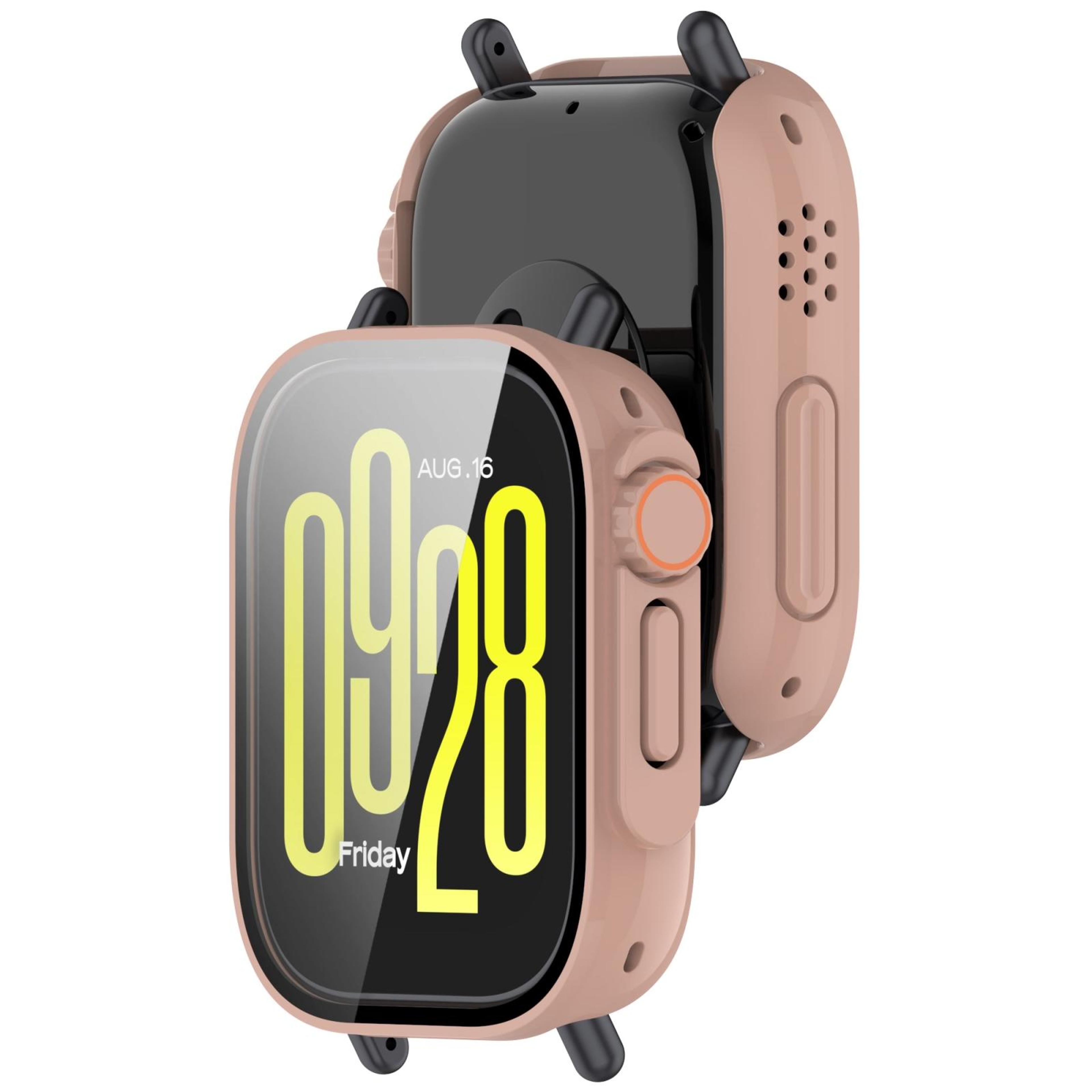 Redmi Watch 5 Lite Protective Case With Tempered Glass Screen Protector Full Coverage PC Cover 6