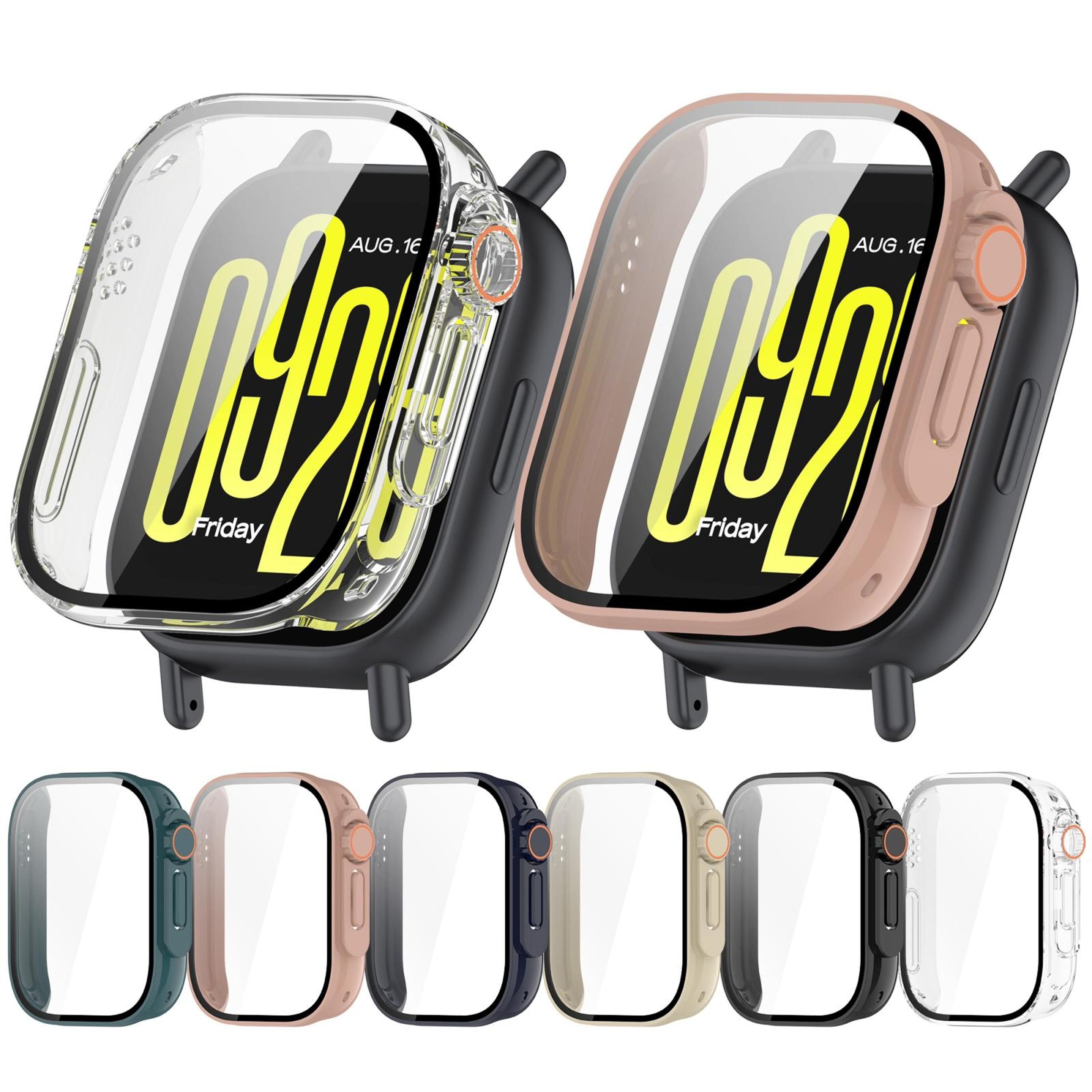 Redmi Watch 5 Lite Protective Case With Tempered Glass Screen Protector Full Coverage PC Cover 9