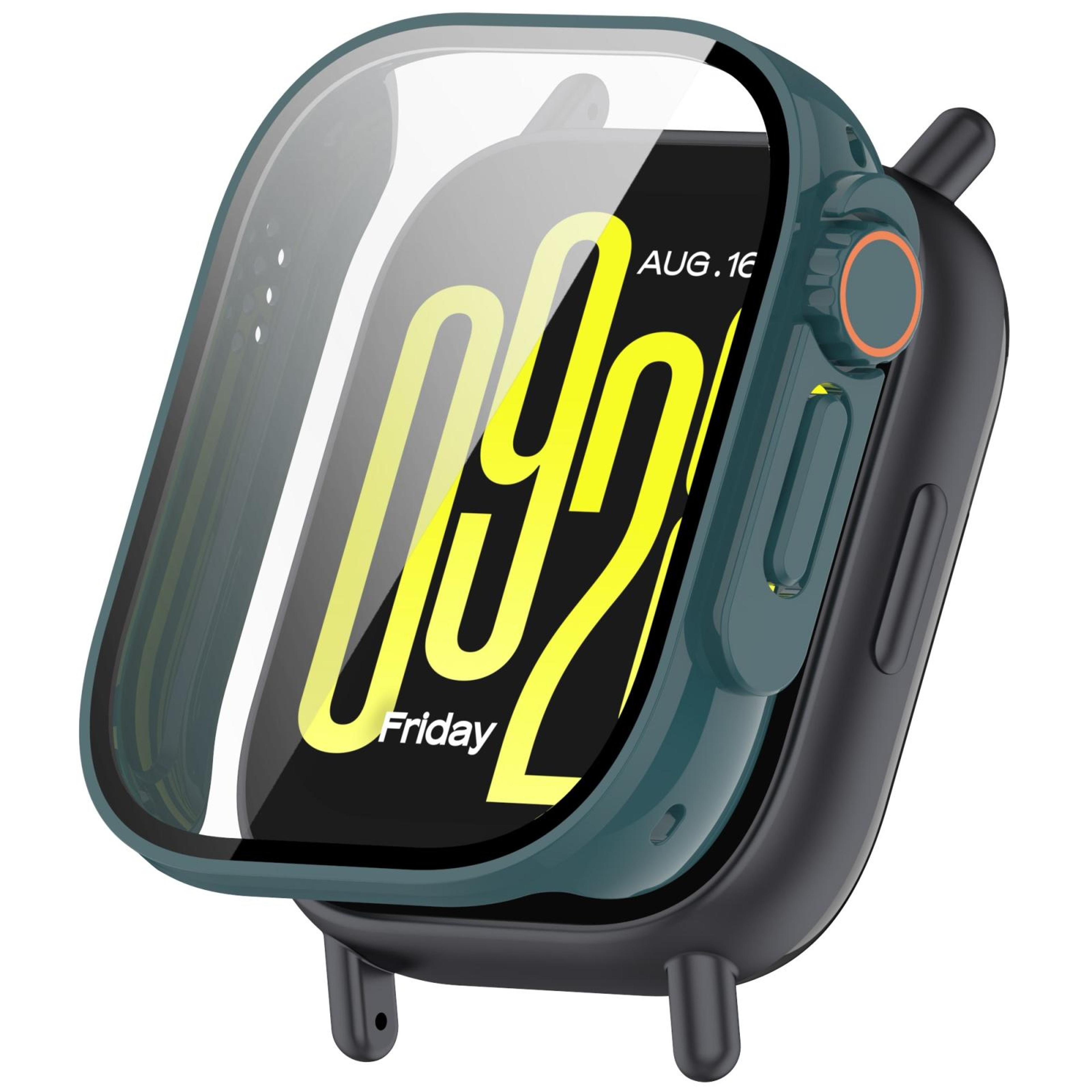Redmi Watch 5 Lite Protective Case With Tempered Glass Screen Protector Full Coverage PC Cover 12