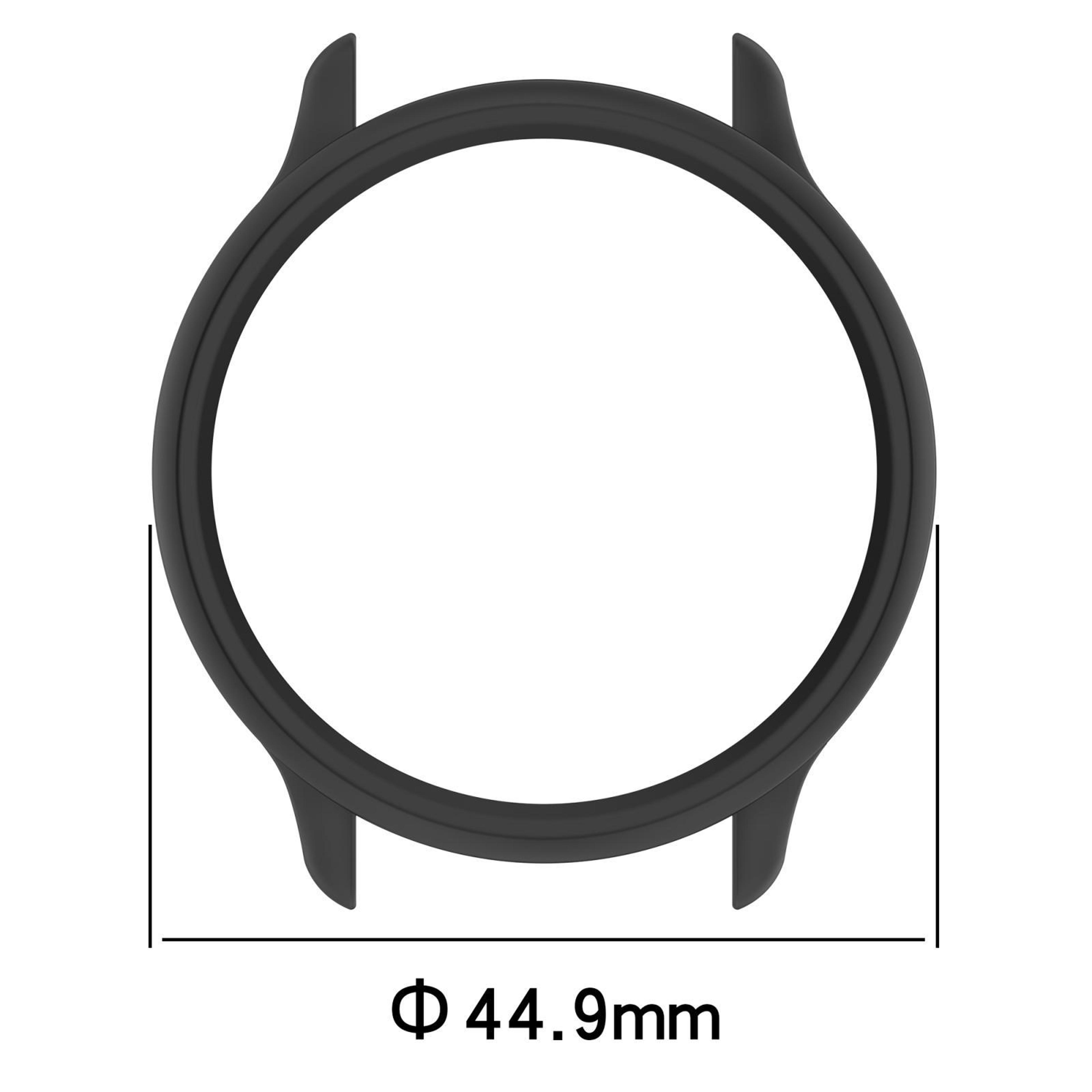 Garmin Vivoactive 6 Protective Watch Case With Built In Tempered Glass Screen Protector Lightweight 9